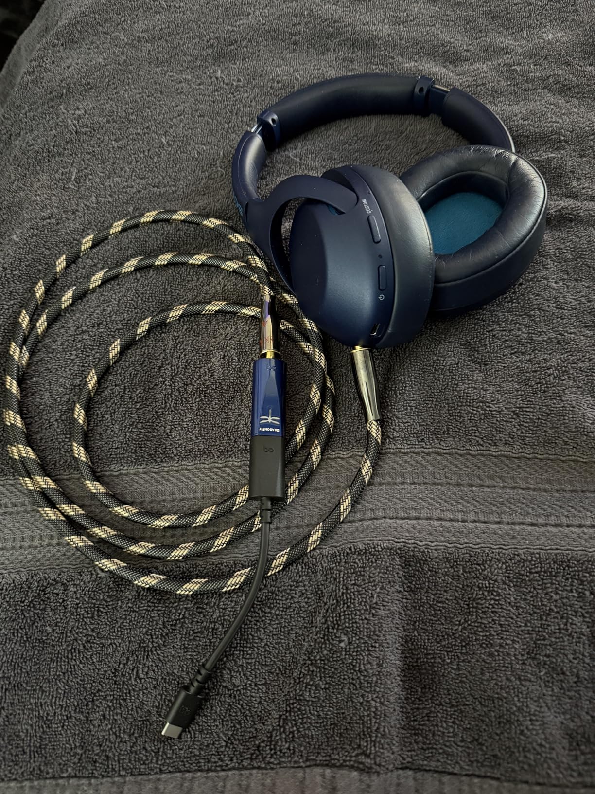 SKW Audiophiles High Gauge AUX Cable 3.5mm Male to Male Jack Cable with Diameter 6.8mm Stereo Audio Cable 3.2ft (1m) customer photo 1
