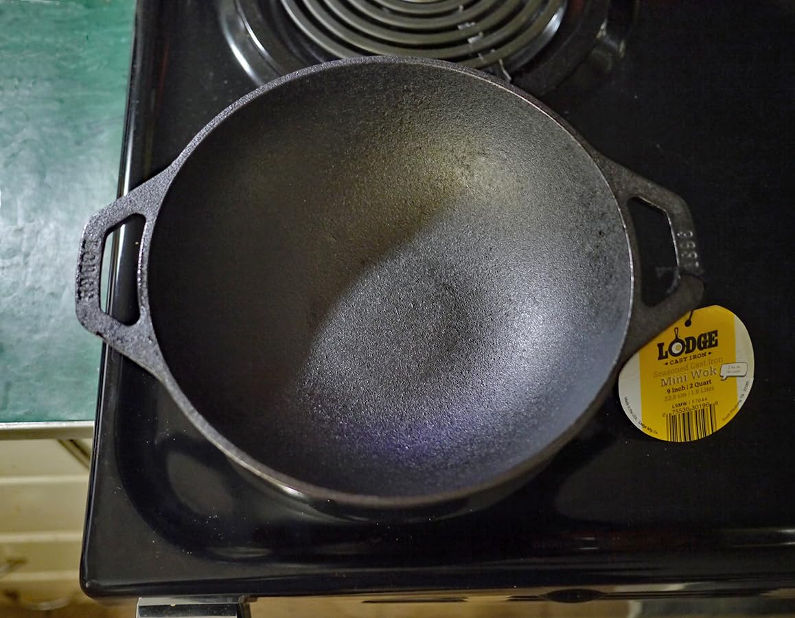 Lodge 9 Inch Cast Iron Mini Wok w/Loop Handles customer photo 2