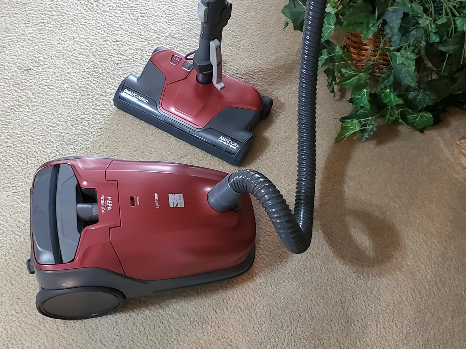 Kenmore 81414 Bagged Canister Vacuum Cleaning Tools, 400 Series + Telescoping Wand, Red customer photo 2