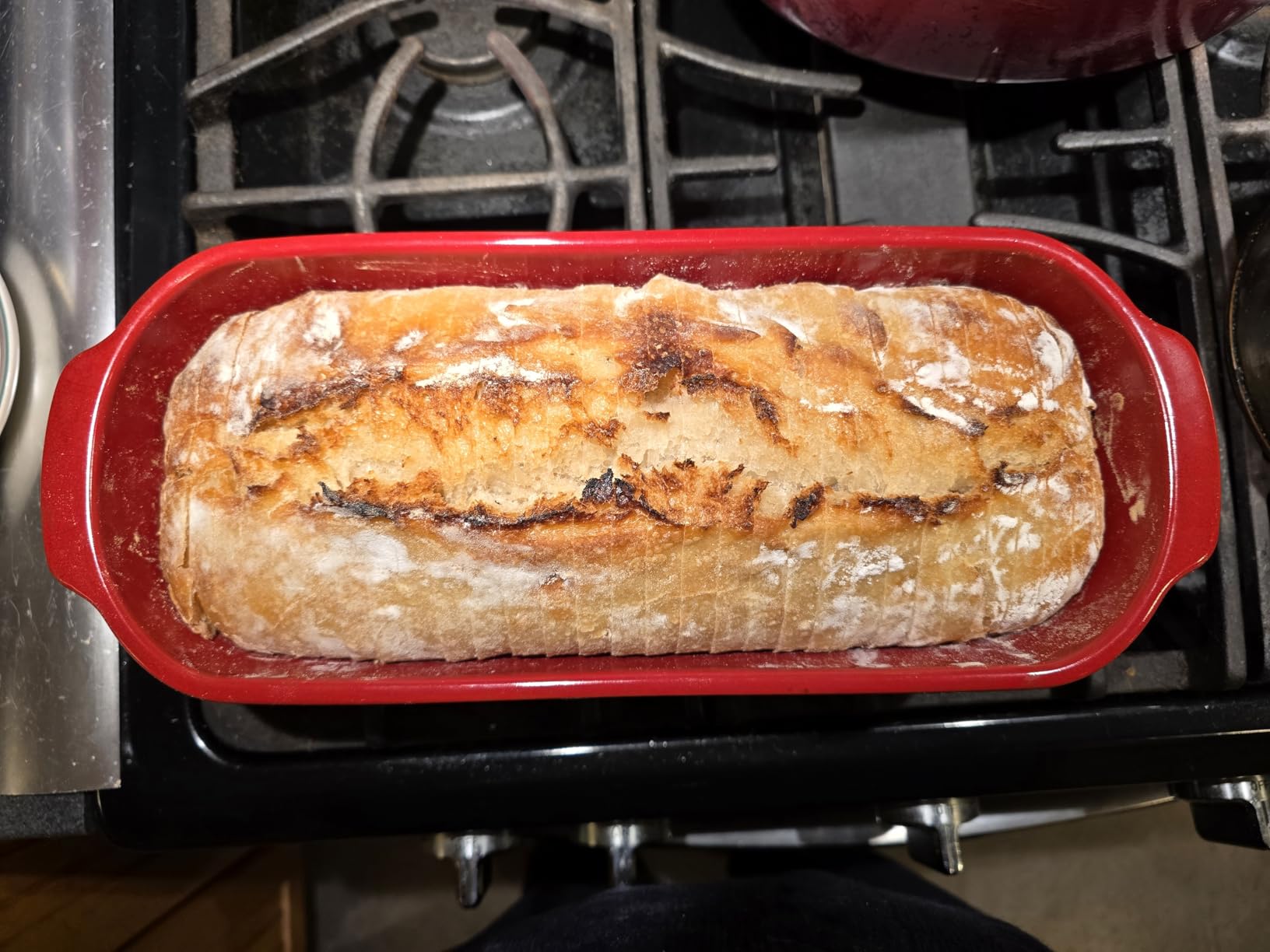 Emile Henry Italian Bread Loaf Baker | Burgundy customer photo 1