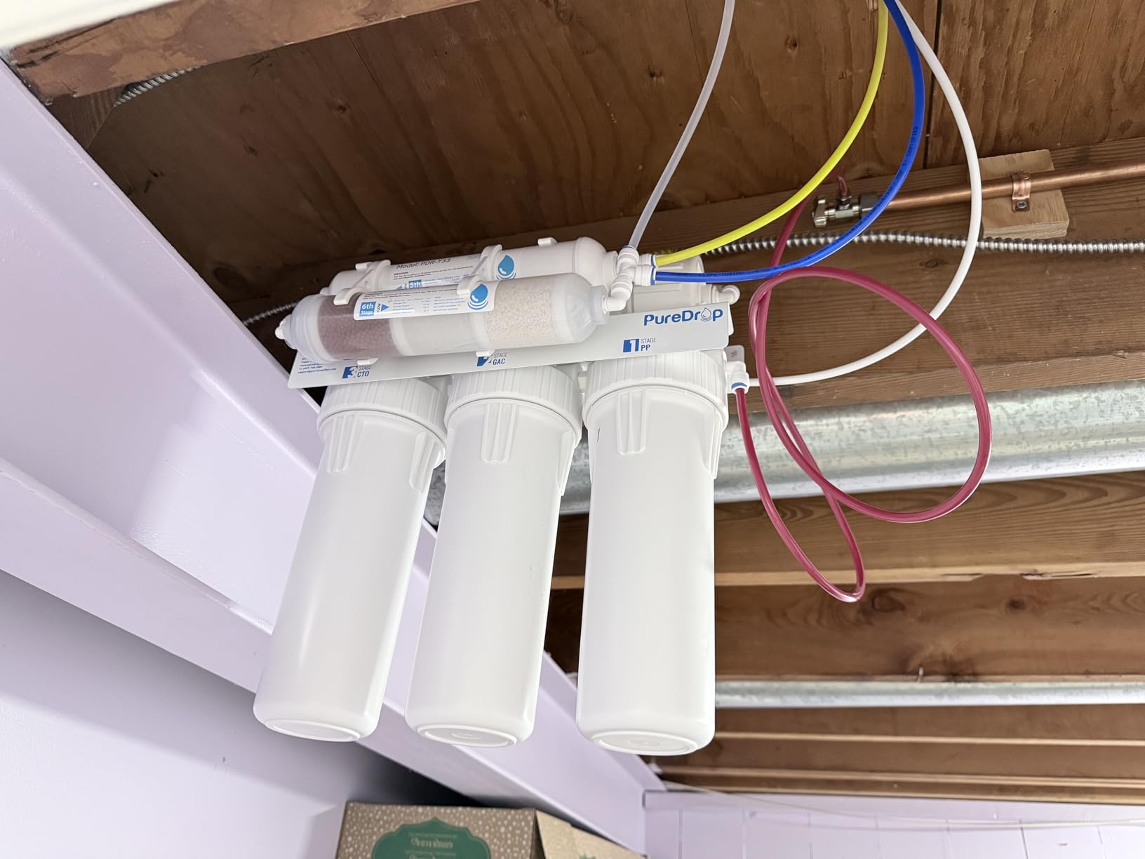 RTW5 SGS-Tested 5 Stage Reverse Osmosis Water Filter System with Innovative Top-Mounted Faucet Design, TDS Reduction 50 GPD Under Sink RO Water Filtration Plus Extra 3 Filters customer photo 2