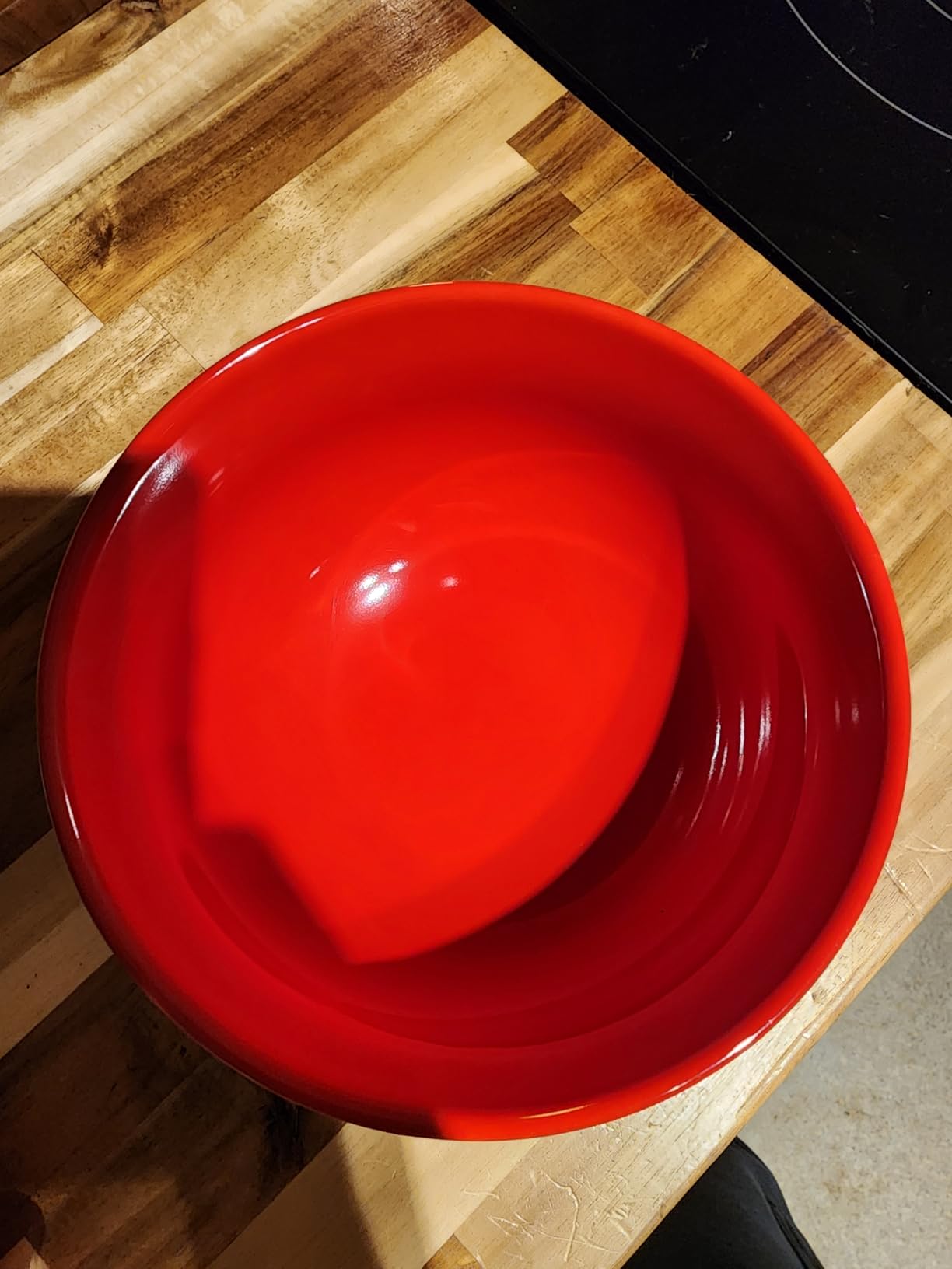 KooK Ramen Bowl, Japanese Bowls, Noodle Bowls, Large Soup Bowl, Ceramic, Large Capacity, For Ramen, Pho, Udon, Soba, Microwave and Dishwasher Safe, 34 oz, Set of 4 (Black/Red) customer photo 1