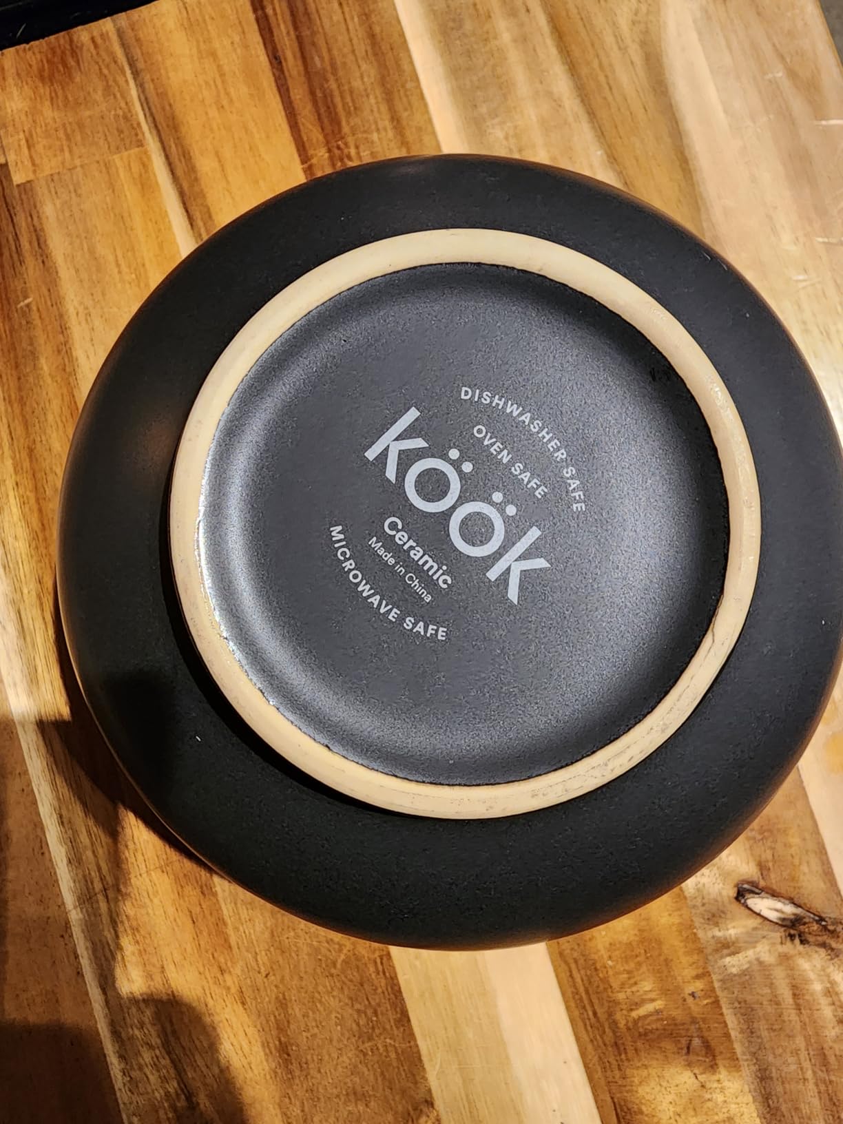 KooK Ramen Bowl, Japanese Bowls, Noodle Bowls, Large Soup Bowl, Ceramic, Large Capacity, For Ramen, Pho, Udon, Soba, Microwave and Dishwasher Safe, 34 oz, Set of 4 (Black/Red) customer photo 2