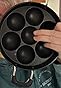 Premier Induction Base Non Stick Paniyaram Pan, Black, 7 Cavity, Small - 18cm Diameter customer photo 1