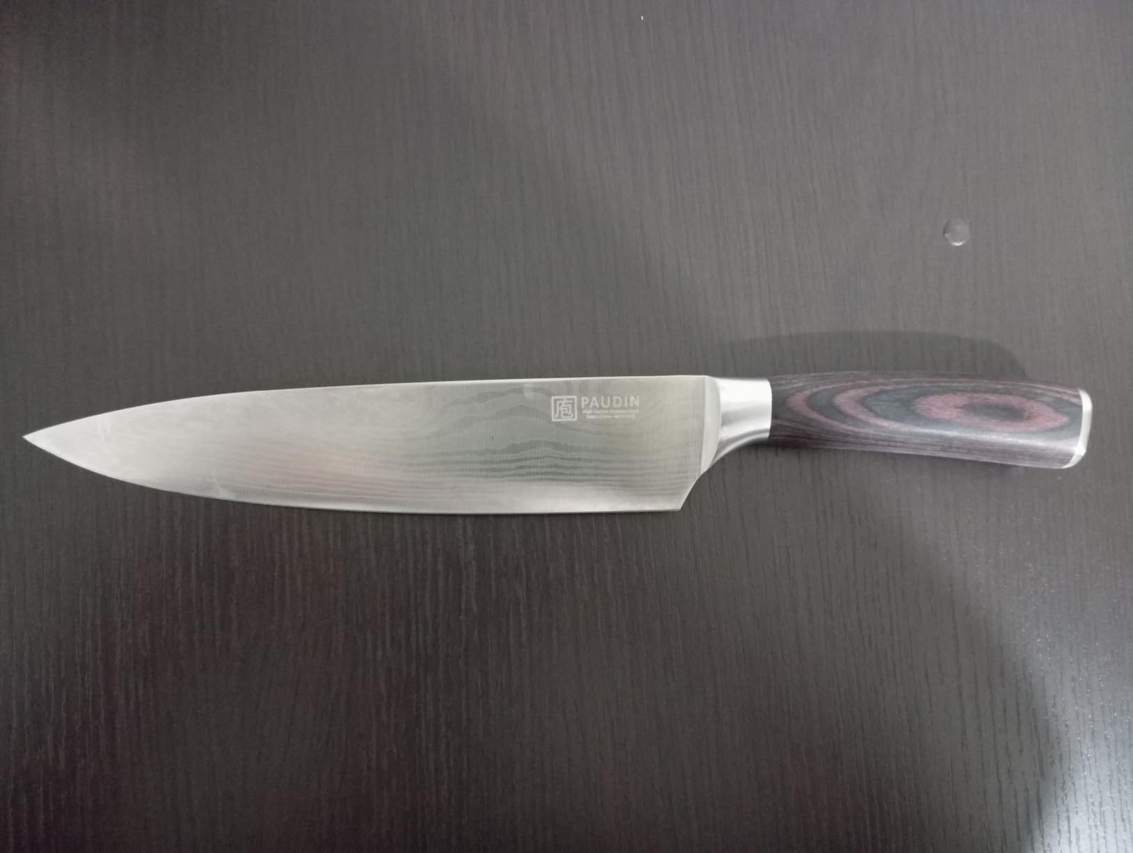 PAUDIN Chef Knife, 8 Inch High Carbon Stainless Steel Sharp Kitchen Knife with Ergonomic Handle, Gift Box for Family & Restaurant customer photo 1