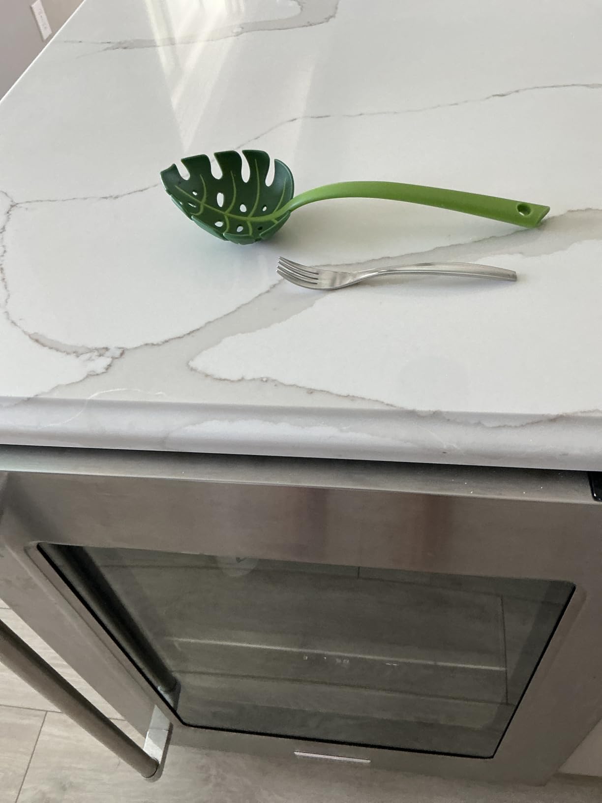 OTOTO Jungle Spoon Monstera Ladle - BPA-Free High Heat Resistant Nylon for Cooking for Nonstick Cookware Kitchen Tools & Utensils, Kitchen Gifts & Gadgets, Cute customer photo 2