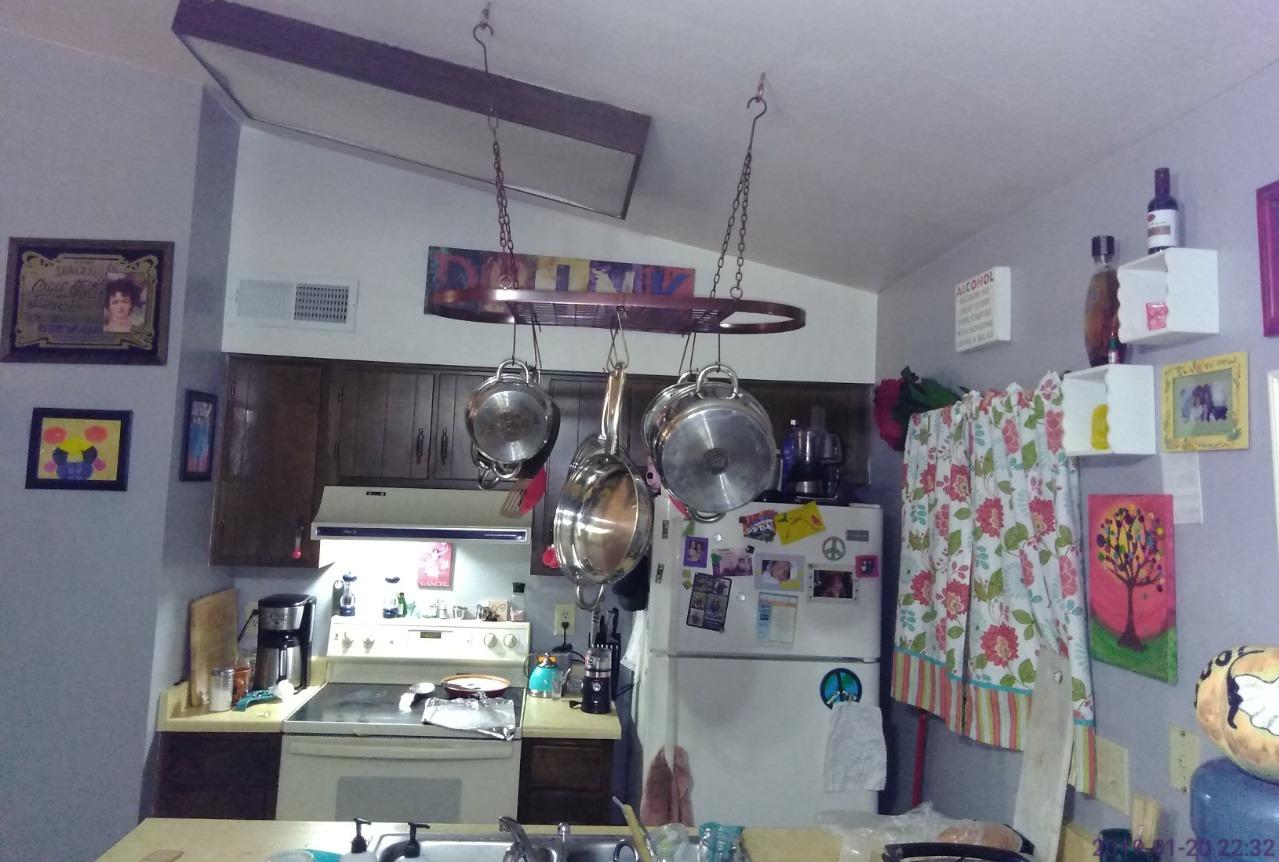Sorbus® Pot and Pan Rack for Ceiling with Hooks - Decorative Oval Mounted Storage Rack - Multi-Purpose Organizer for Home, Restaurant, Kitchen Cookware, Utensils, Books, Household (Rustic) customer photo 2