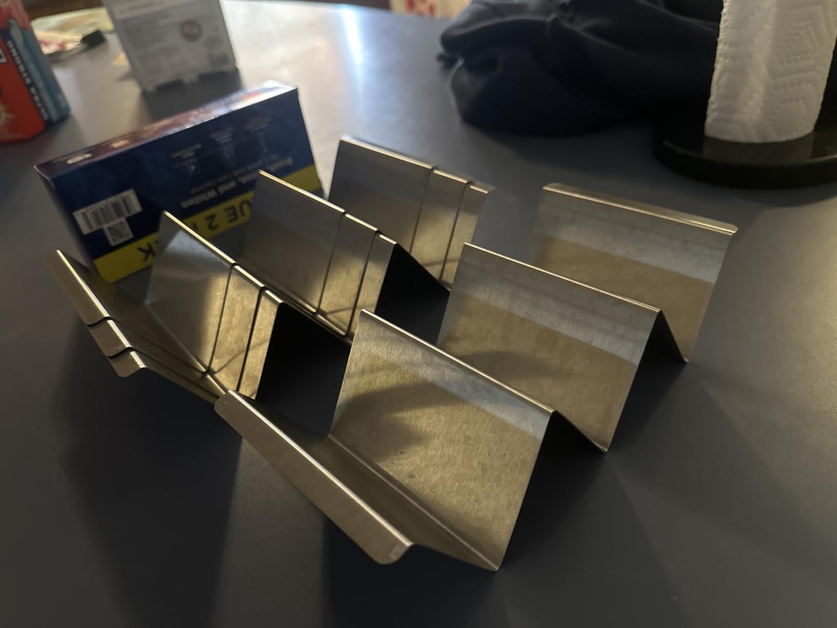 Taco Holders 4 Packs - Stainless Steel Taco Stand Rack Tray Style, Oven Safe for Baking, Dishwasher and Grill Safe customer photo 1