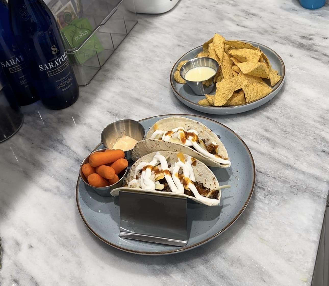 Taco Holders 4 Packs - Stainless Steel Taco Stand Rack Tray Style, Oven Safe for Baking, Dishwasher and Grill Safe customer photo 2