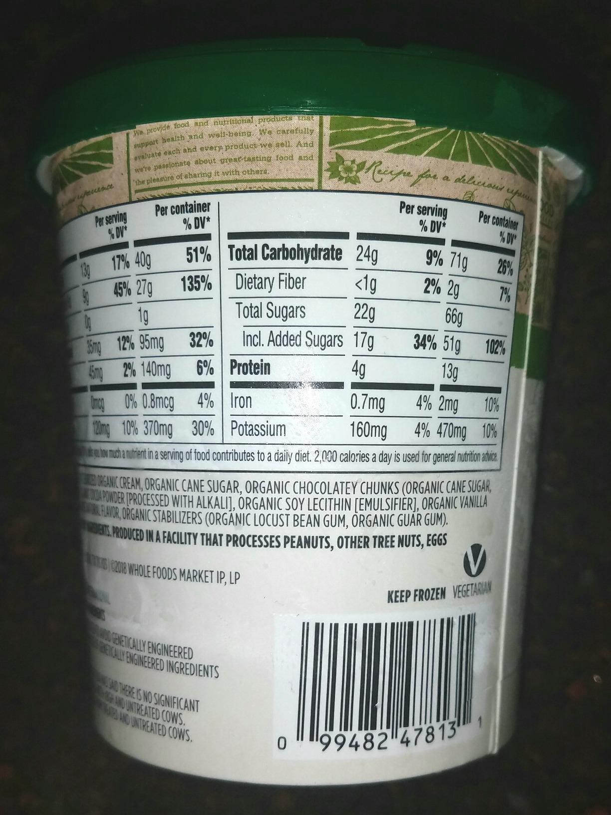 365 by Whole Foods Market, Organic Mint Chip Ice Cream, 1 pint customer photo 1