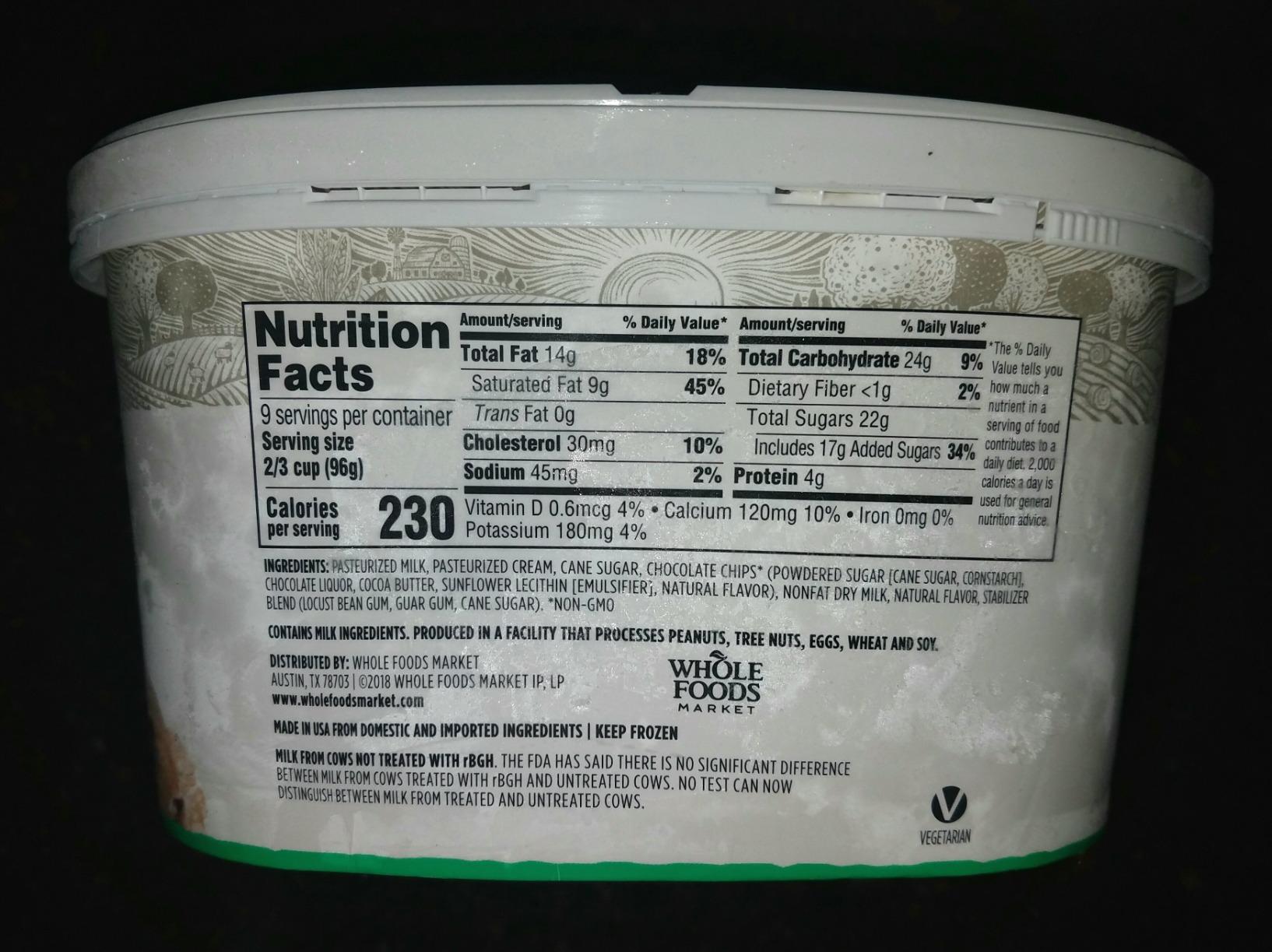 365 by Whole Foods Market, Ice Cream Mint Chocolate Chip, 1.5 Quart customer photo 2