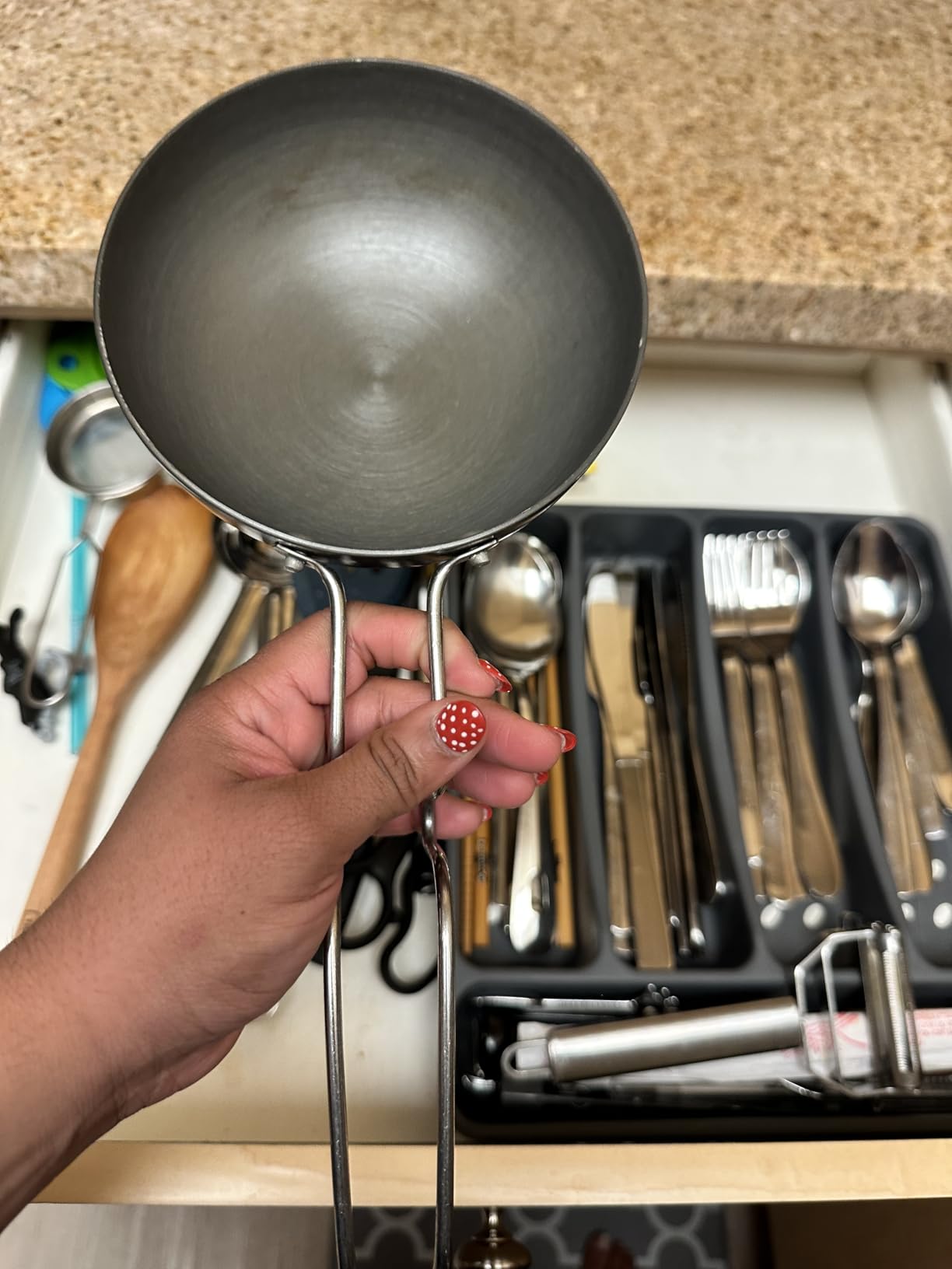 Hard Anodized Tadka Pan,Large Tadka Pan for saag, dal, kadhi, dhokla customer photo 1