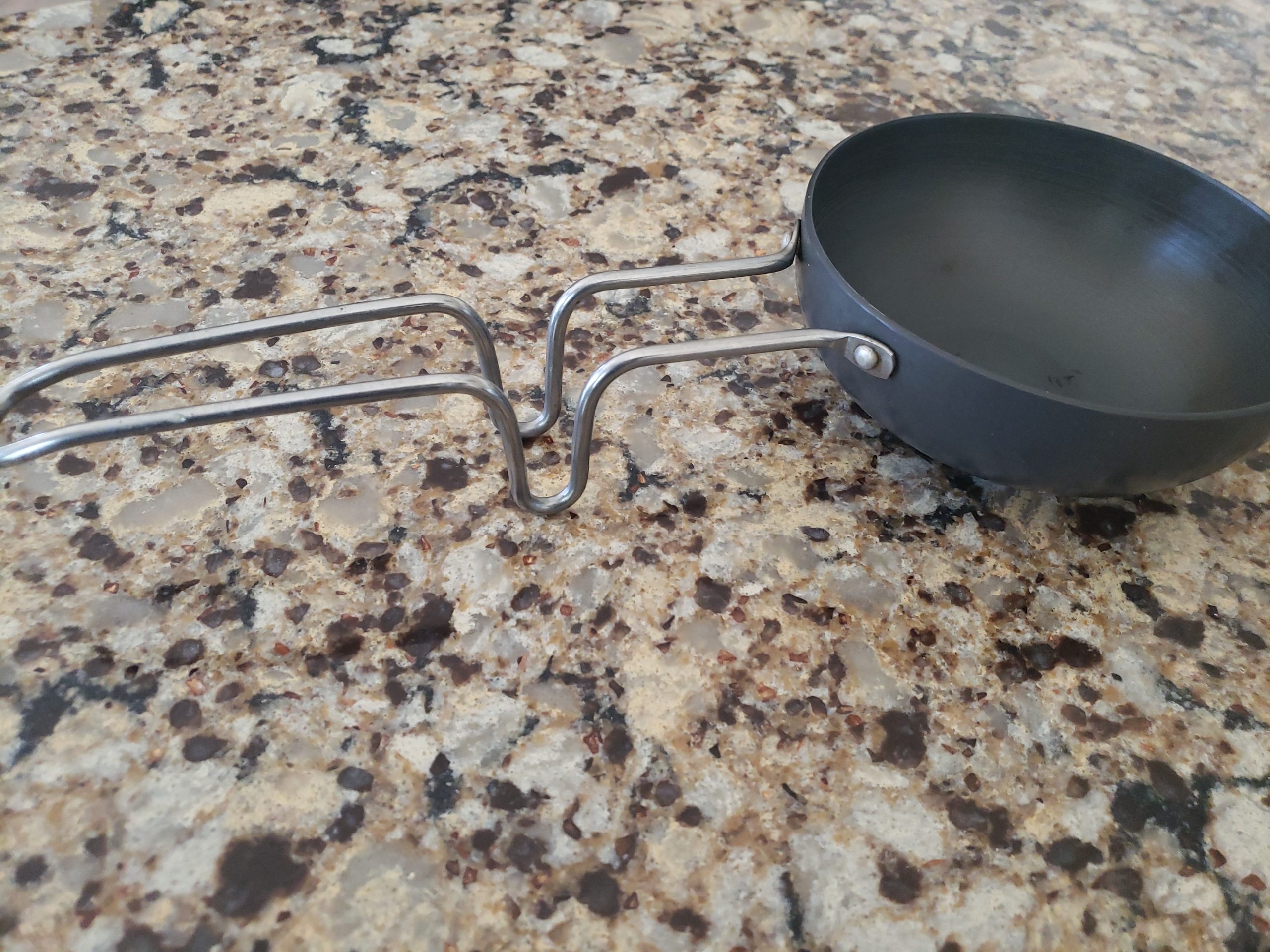 Hard Anodized Tadka Pan,Large Tadka Pan for saag, dal, kadhi, dhokla customer photo 2