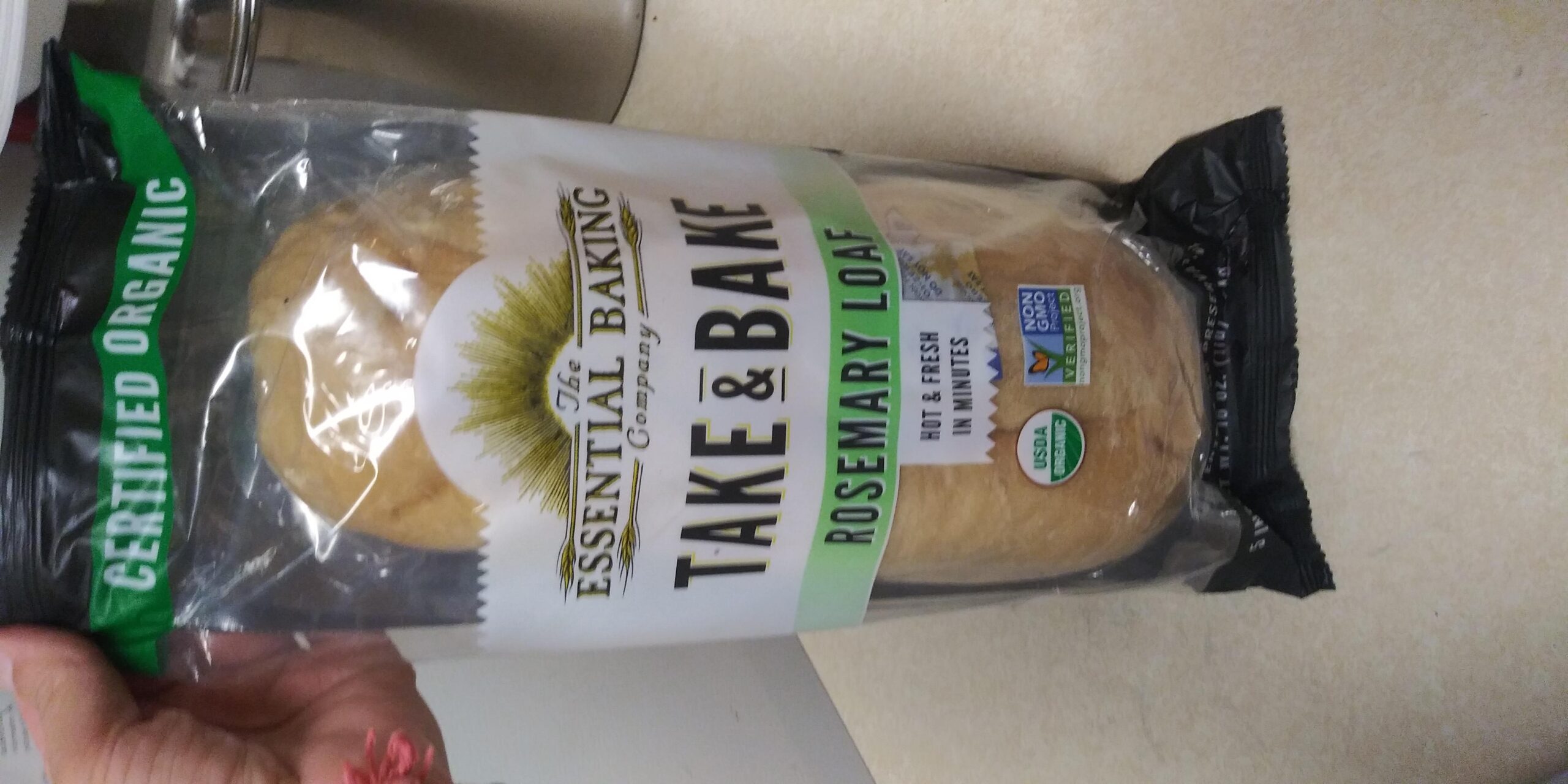 ESSENTIAL BAKING COMPANY Organic Sourdough Take & Bake Bread, 16 OZ customer photo 1