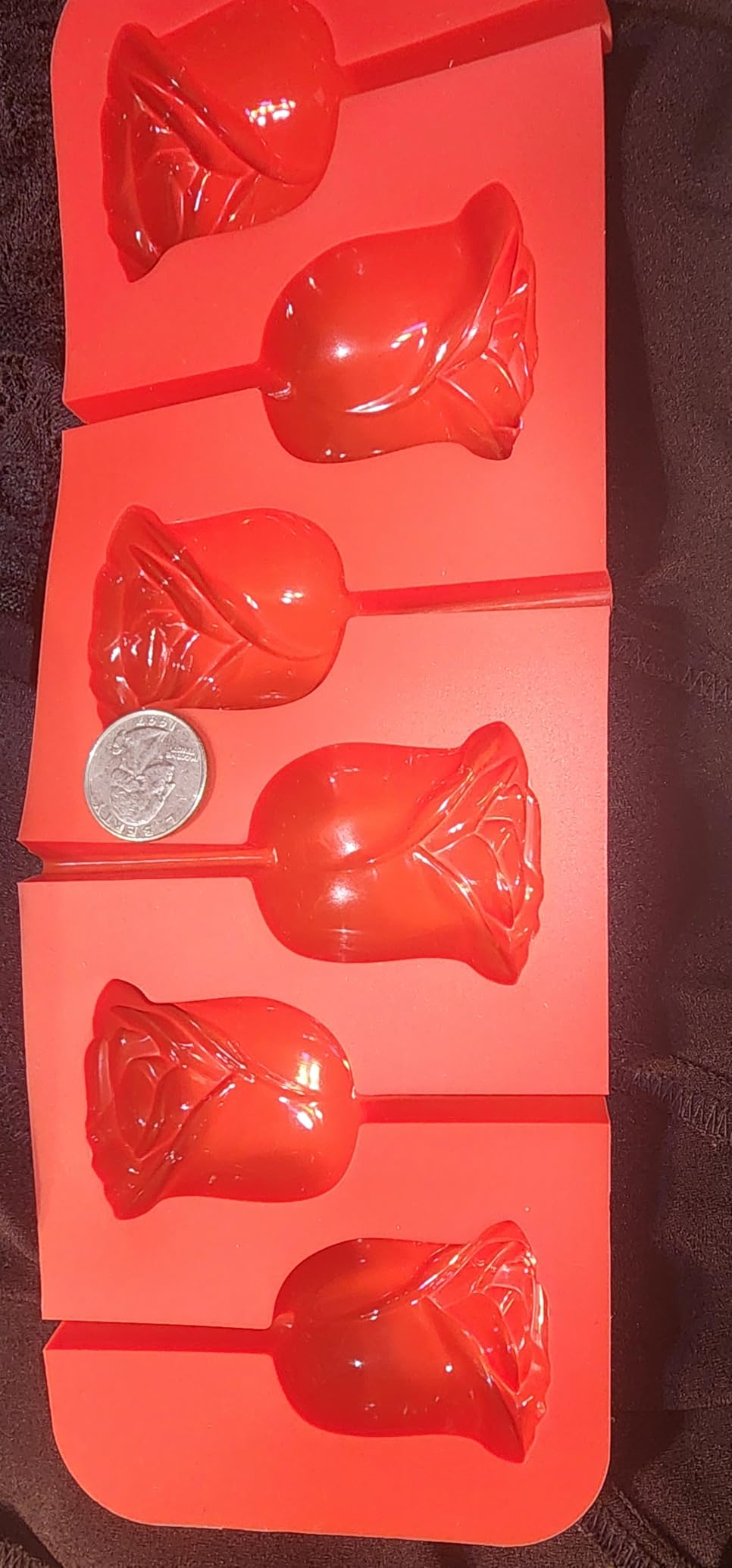 Webake Silicone Lollipop Mold With Sticks 2 Pack Hard Candy Lollipop Sucker Mold Chocolate Molds Flower Shaped (European Food Grade Silicone, Easy Release) customer photo 1