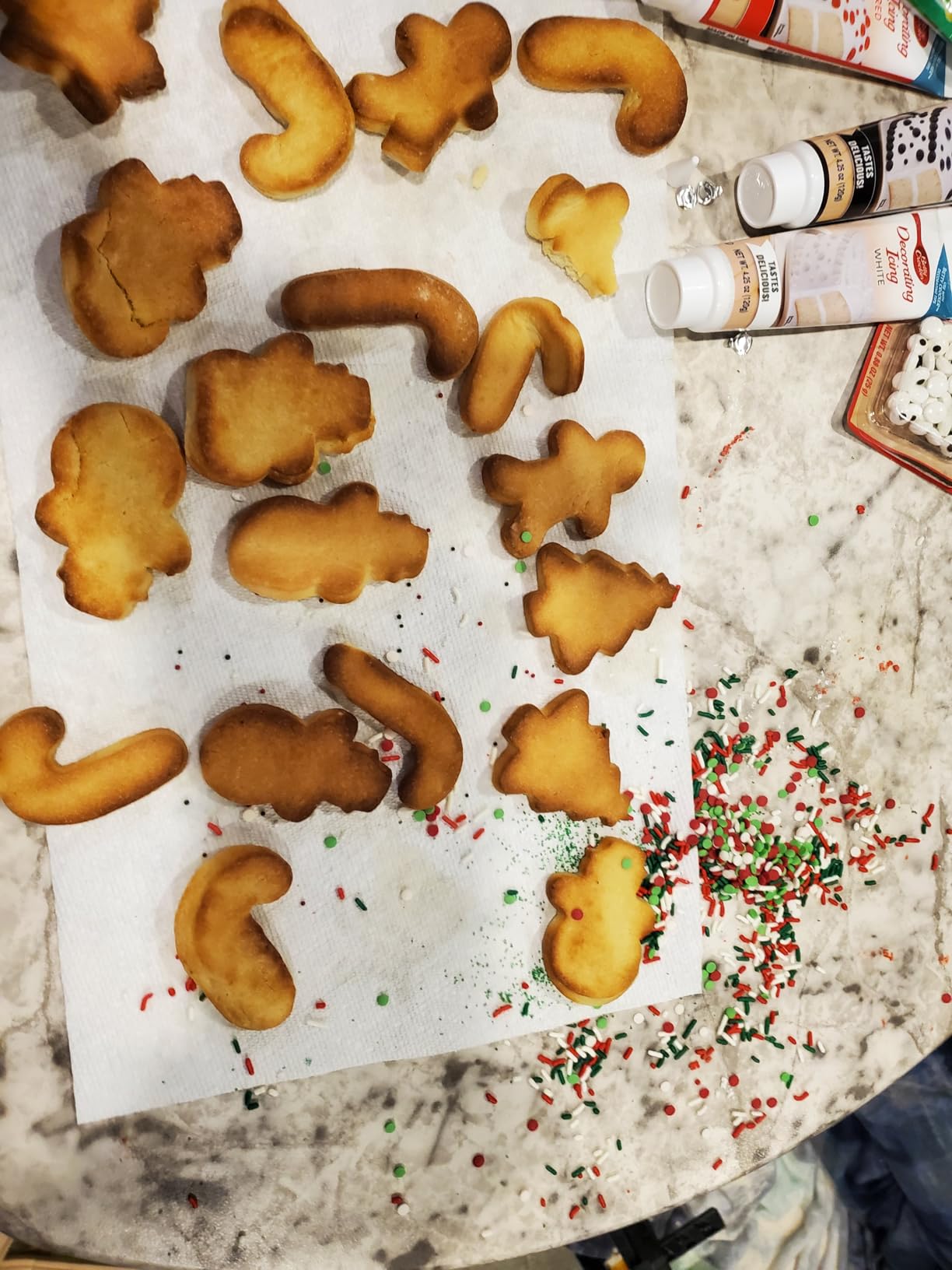Christmas Cookie Cutter Set - 5 Piece Holiday Cookies Molds - Snowman, Christmas Tree, Gingerbread Man, Candy Cane, Snowflake customer photo 2