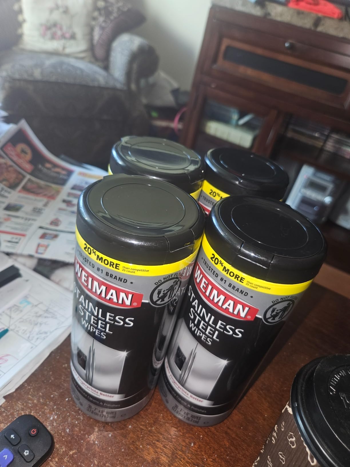 Weiman Stainless Steel Cleaner and Polish Wipes Bundle with Microfiber Cloth customer photo 1