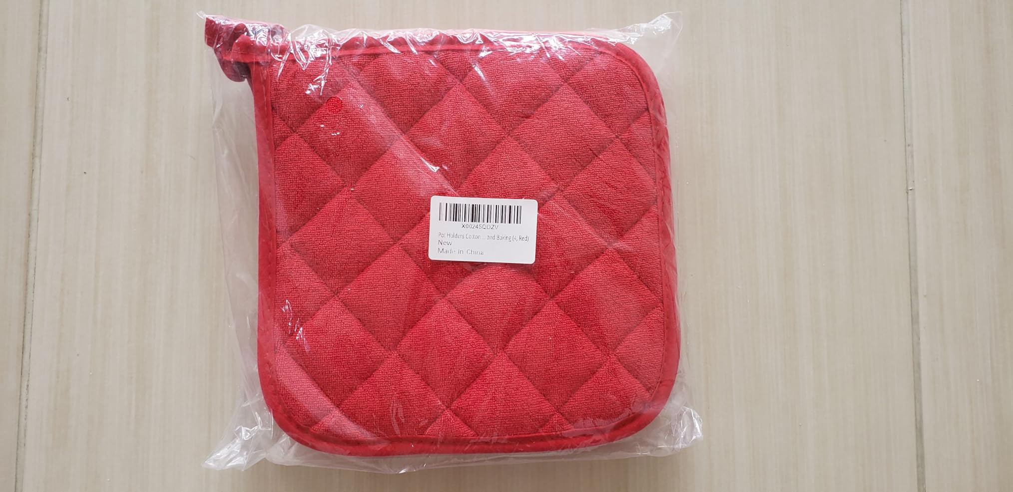 Joyhalo 4 Pack Heat Resistant Pot Holders - Terry Cloth Sets for Cooking & Baking customer photo 1