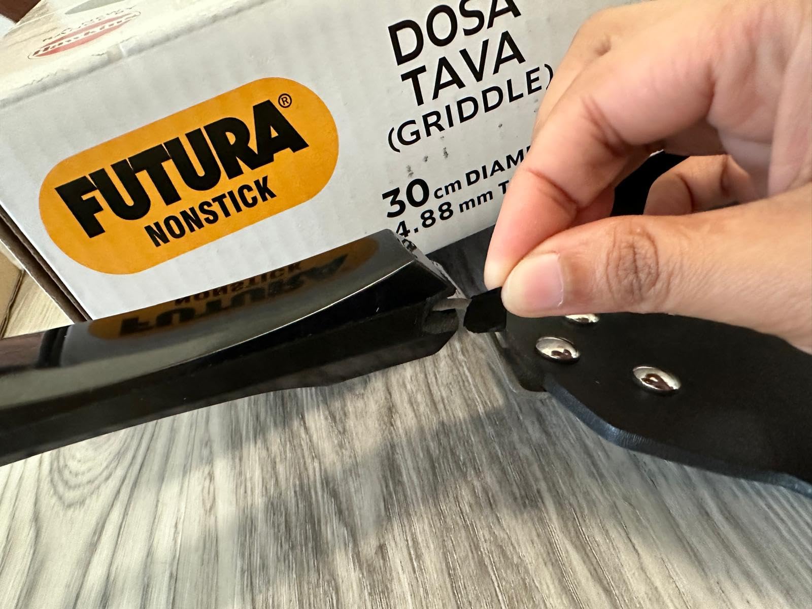 HAWKINS Futura 30 cm Dosa Tava, Non Stick Dosa Tawa, Flat Dosa Tawa customer photo 1