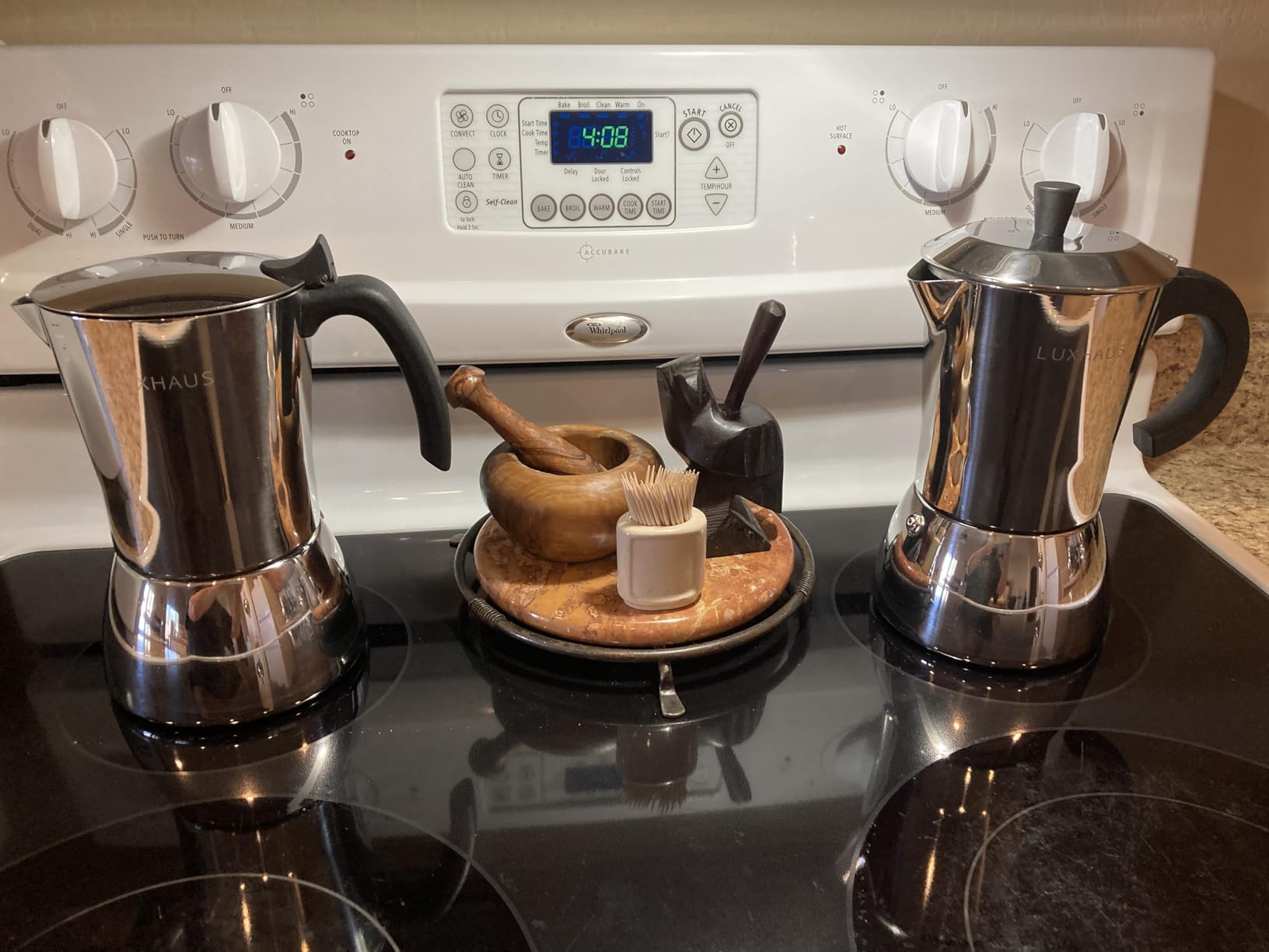 LuxHaus Moka Pot - 6 Cup Stovetop Espresso Coffee Maker - 100% Stainless Steel Italian and Cuban Mocha Coffee Maker customer photo 1