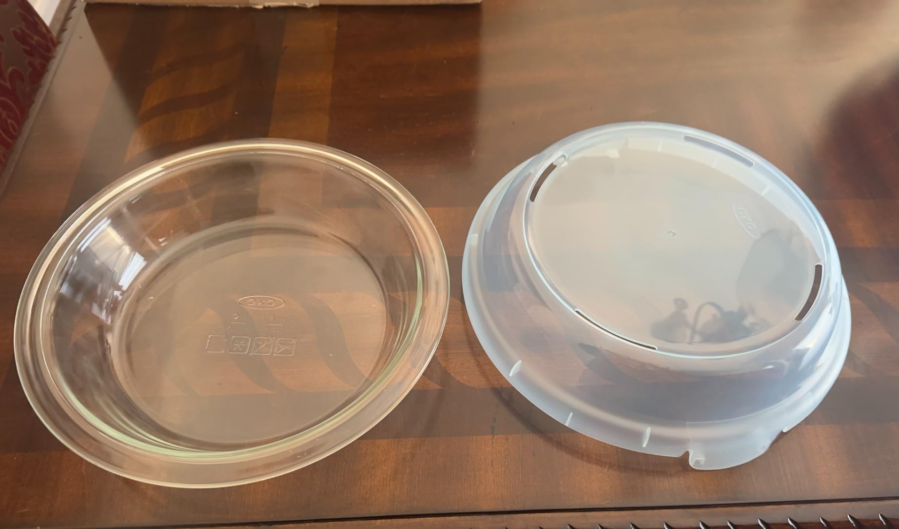 OXO Good Grips GLASS PIE PLATE WITH LID customer photo 1