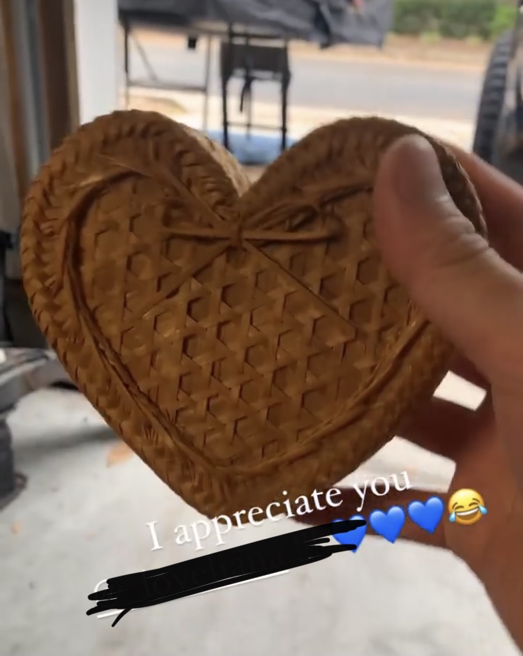 WD- Thai Kra-tip Sticky Rice Heart shape Bamboo Basket Handmade Steamers Cookware-4 inch for Home,restaurant or Cookware -collecting things. customer photo 1