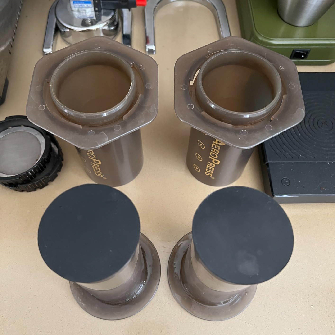AMI PARTS Plunger Rubber Gasket Replacement Part for AeroPress Coffee and Espresso Maker (2pc) customer photo 2