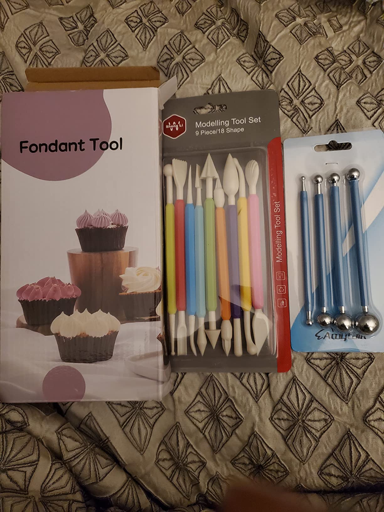 13PCS Fondant Tool, Cake Decorating Hand Tool, Double Head Metal Ball, Gum Paste Modeling Tools customer photo 1