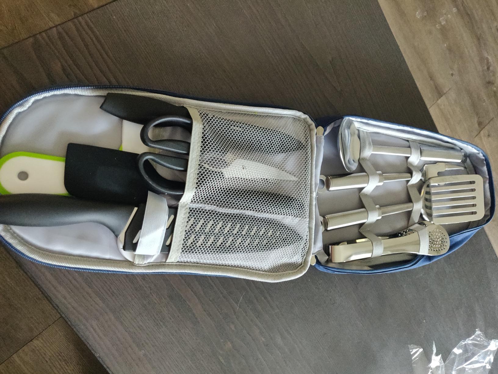 Life2Go 12 Piece Camp Cooking Utensil Set & Outdoor Kitchen Gear Cookware Kit customer photo 1
