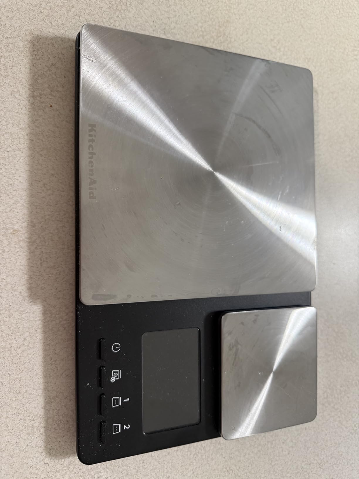 KitchenAid KQ909 Dual Platform Digital Kitchen and Food Scale, 11 pound capacity and Precision 16oz capacity, Black with Stainless Steel customer photo 2