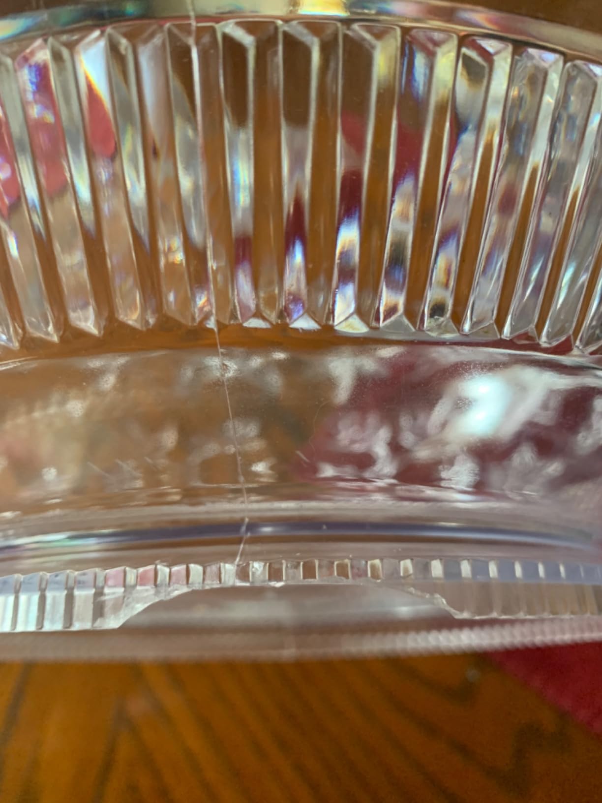 Party Essentials N080621L 8-Quart (2-Gallon) Clear Plastic Punch Bowl with Ladle - Hard Plastic Embossed Floral Design - Large Punch Bowl for Party, Wedding, Egg Nog, Salad, Snacks, or Treats customer photo 1