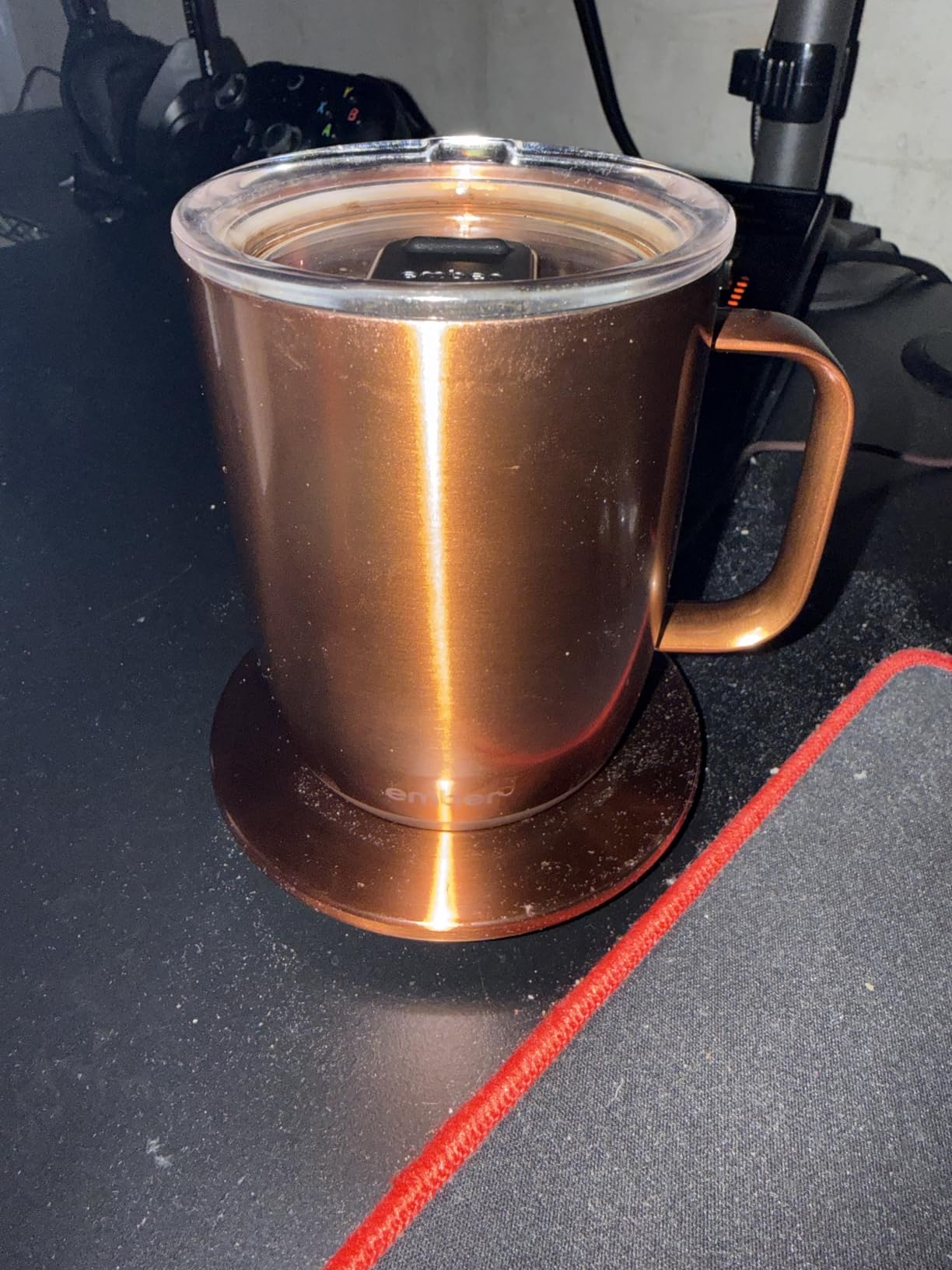 Ember Temperature Control Smart Mug 2, 14 Oz, App-Controlled Heated Coffee Mug with 80 Min Battery Life and Improved Design, Black customer photo 2