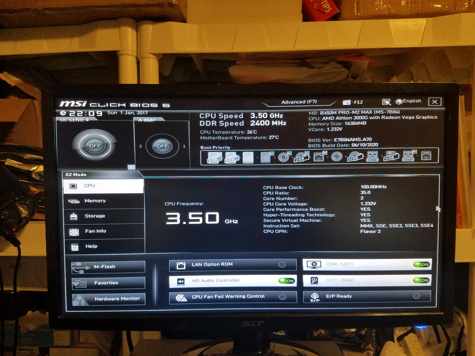 AMD Athlon 3000G 2-Core, 4-Thread Unlocked Desktop Processor with Radeon Graphics customer photo 2