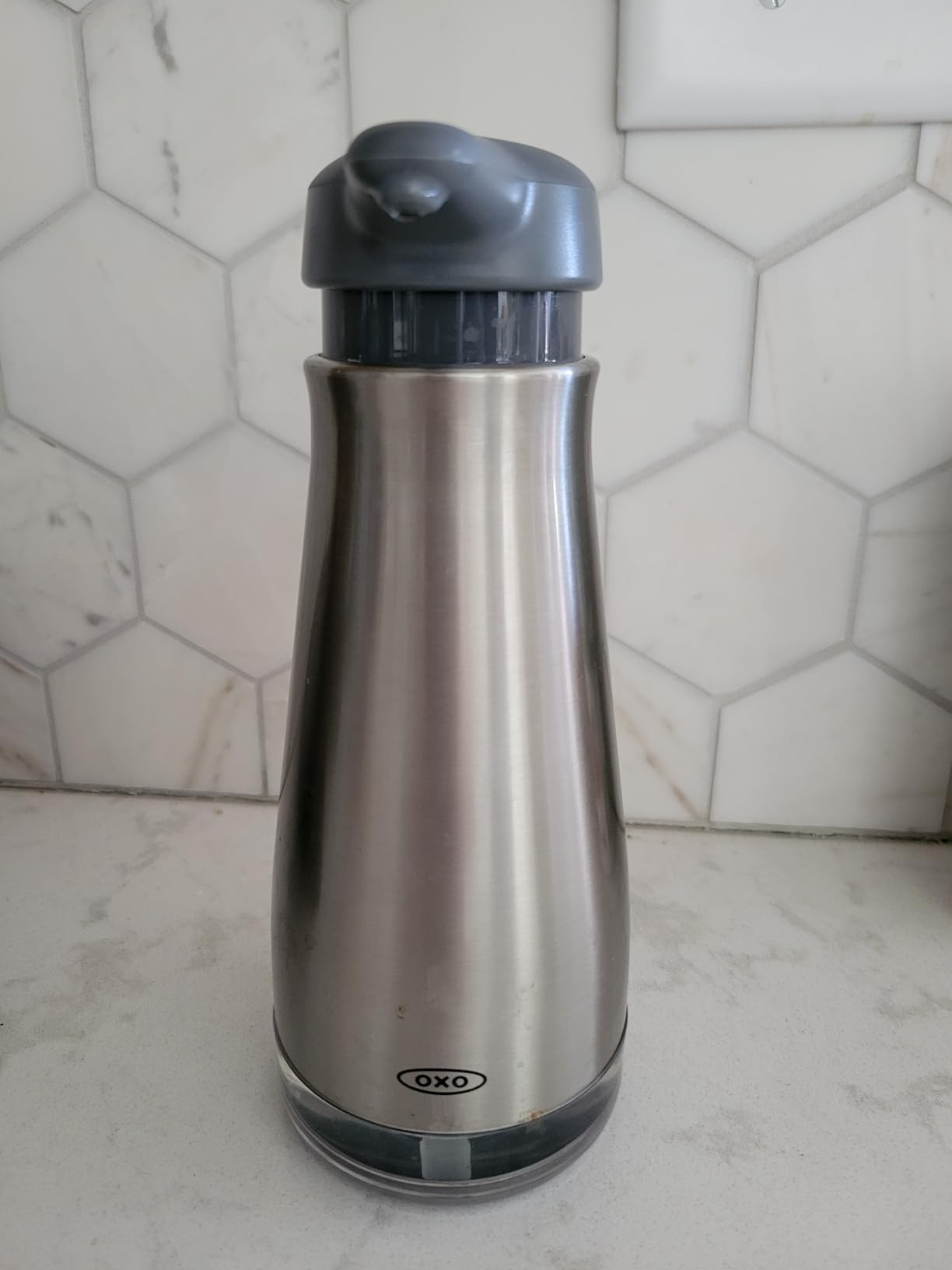OXO Good Grips Stainless Steel Soap Dispenser, Kitchen and Bathroom Accessories customer photo 2