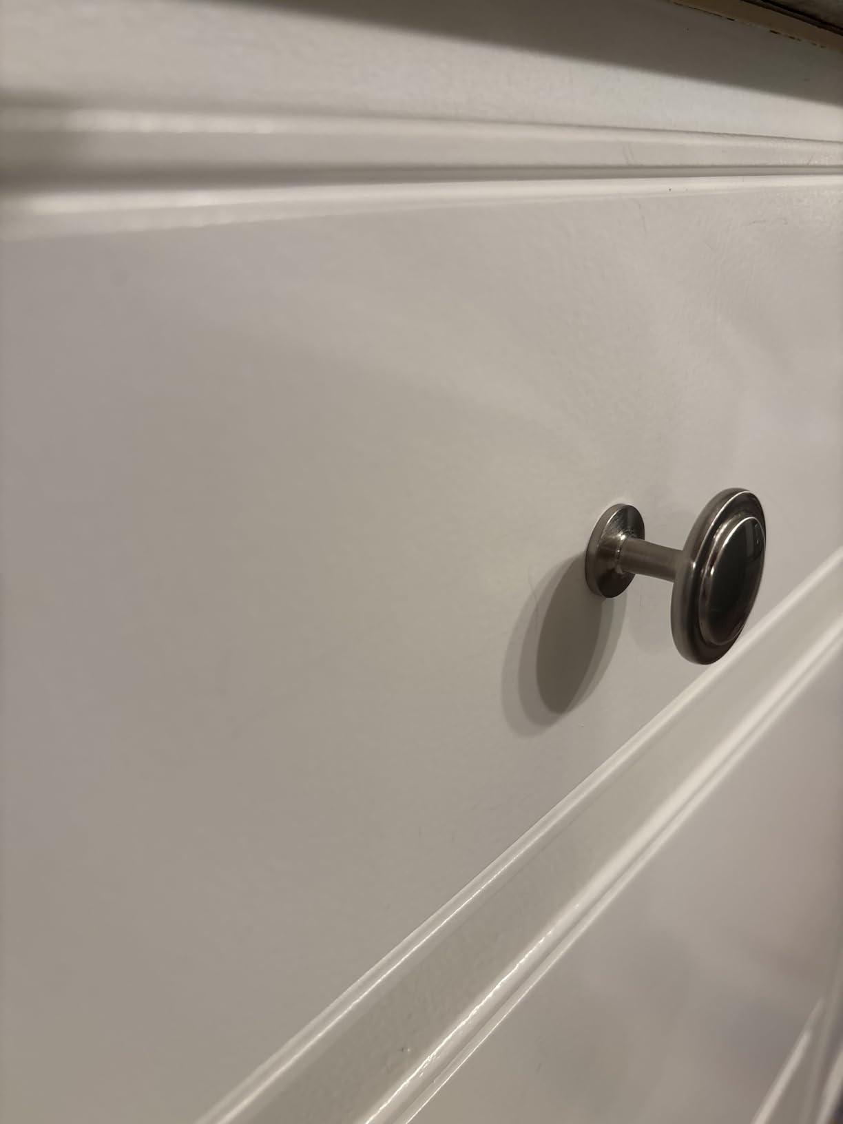 Ravinte 30 Pack 1-1/4 inch Matte Black Zinc Euro-Style Cabinet Knobs, Drawer Pulls & Door Handles customer photo 2