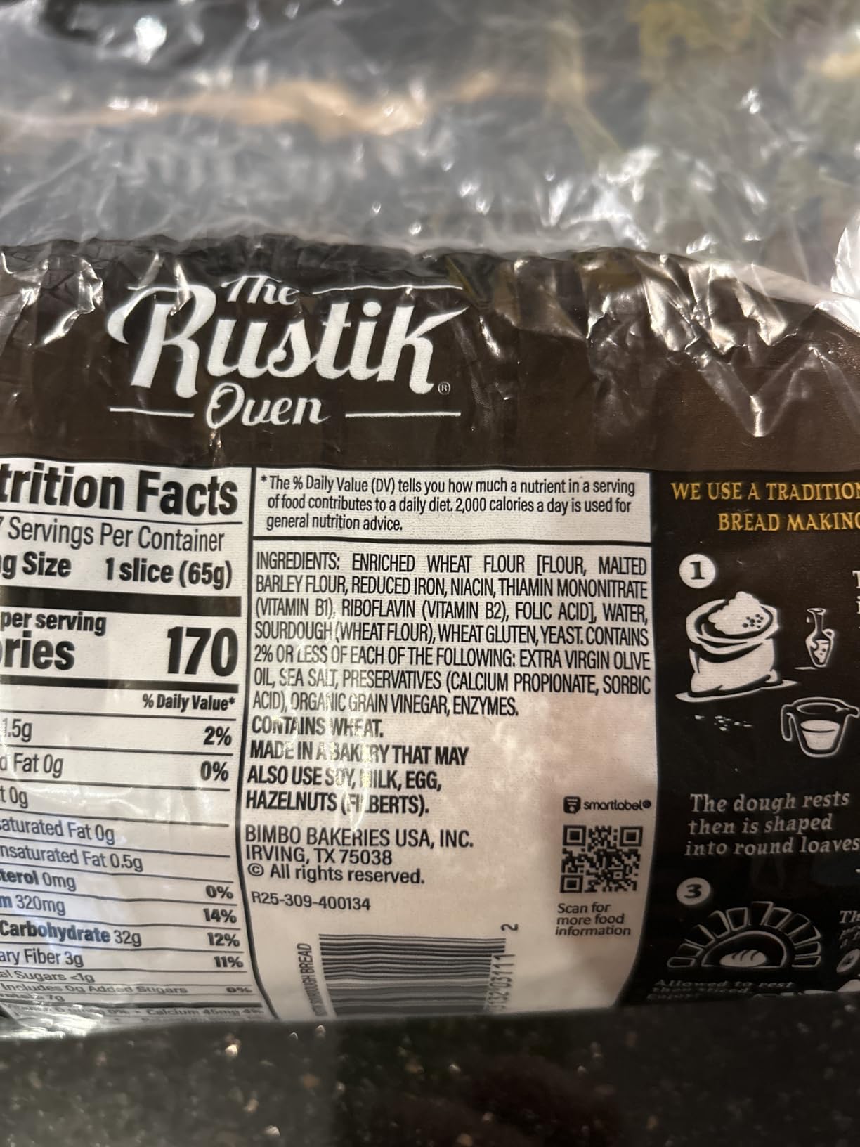 The Rustik Oven Sourdough Bread, Bread Free From Artificial Colors and Flavors, 16 Oz Loaf customer photo 1
