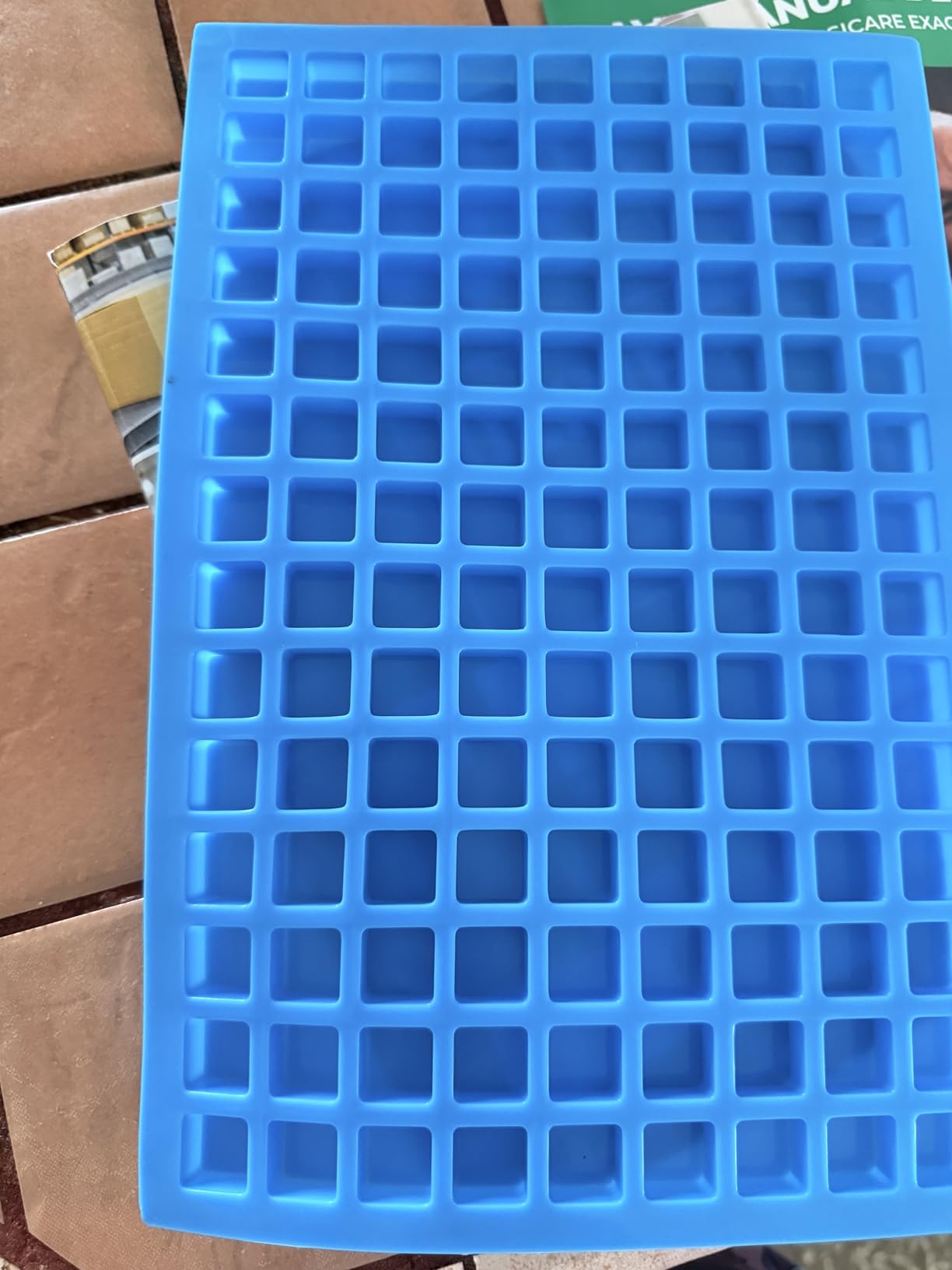Square Silicone Candy Molds - Mini Silicone Molds for Hard Candy, Chocolate, Gummy, Caramel, Ganache, Ice Cubes (2) customer photo 1