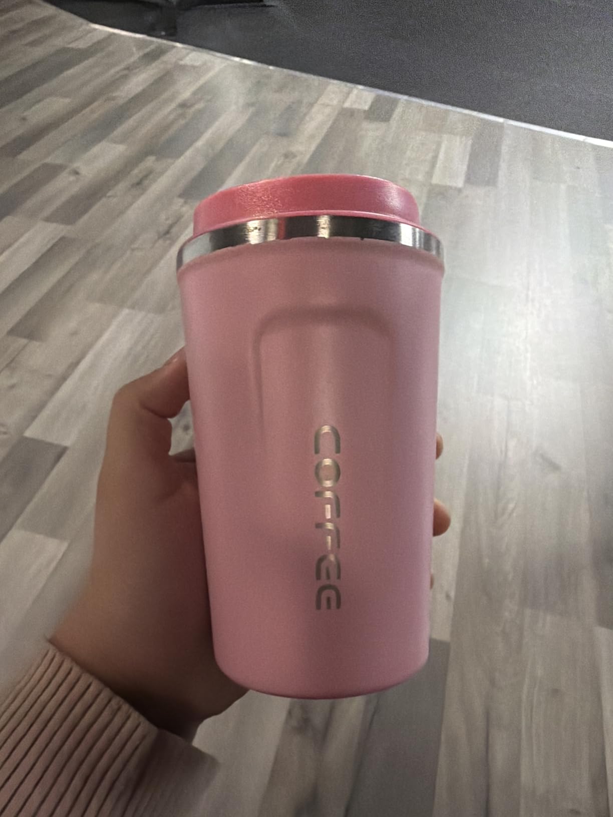 CS COSDDI 12 oz Stainless Steel Vacuum Insulated Tumbler - Coffee Travel Mug Spill Proof with Lid - coffee Cup for Keep Hot/Ice Coffee,Tea and Beer (Green) customer photo 1