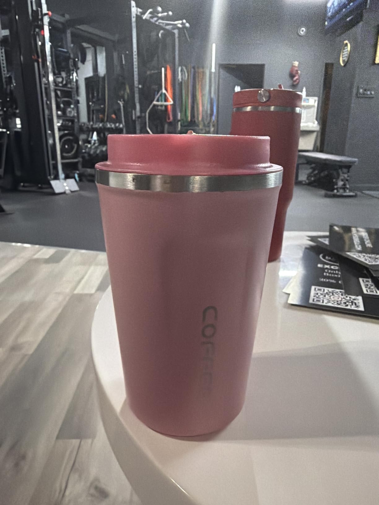 CS COSDDI 12 oz Stainless Steel Vacuum Insulated Tumbler - Coffee Travel Mug Spill Proof with Lid - coffee Cup for Keep Hot/Ice Coffee,Tea and Beer (Green) customer photo 2