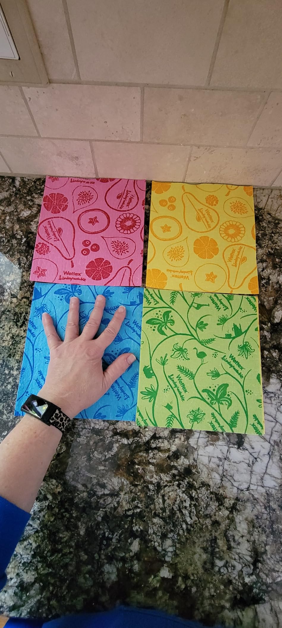 The Original 14 Pack Swedish Dishcloth for Kitchen - Eco Friendly Reusable Paper Towels - Assorted Dish Cloths for Washing Dishes customer photo 1
