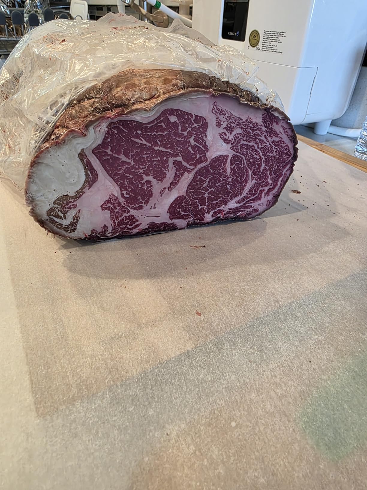 UMAi Dry Aging Bag for Steaks, Pack of 3, Dry Age Bags for Meat, Brisket or Bone-In up to 14-20 lbs, Home Steak Ager Refrigerator Bags, No Vacuum Sealer Needed, Tender Aged Beef in 28-45 Days customer photo 2