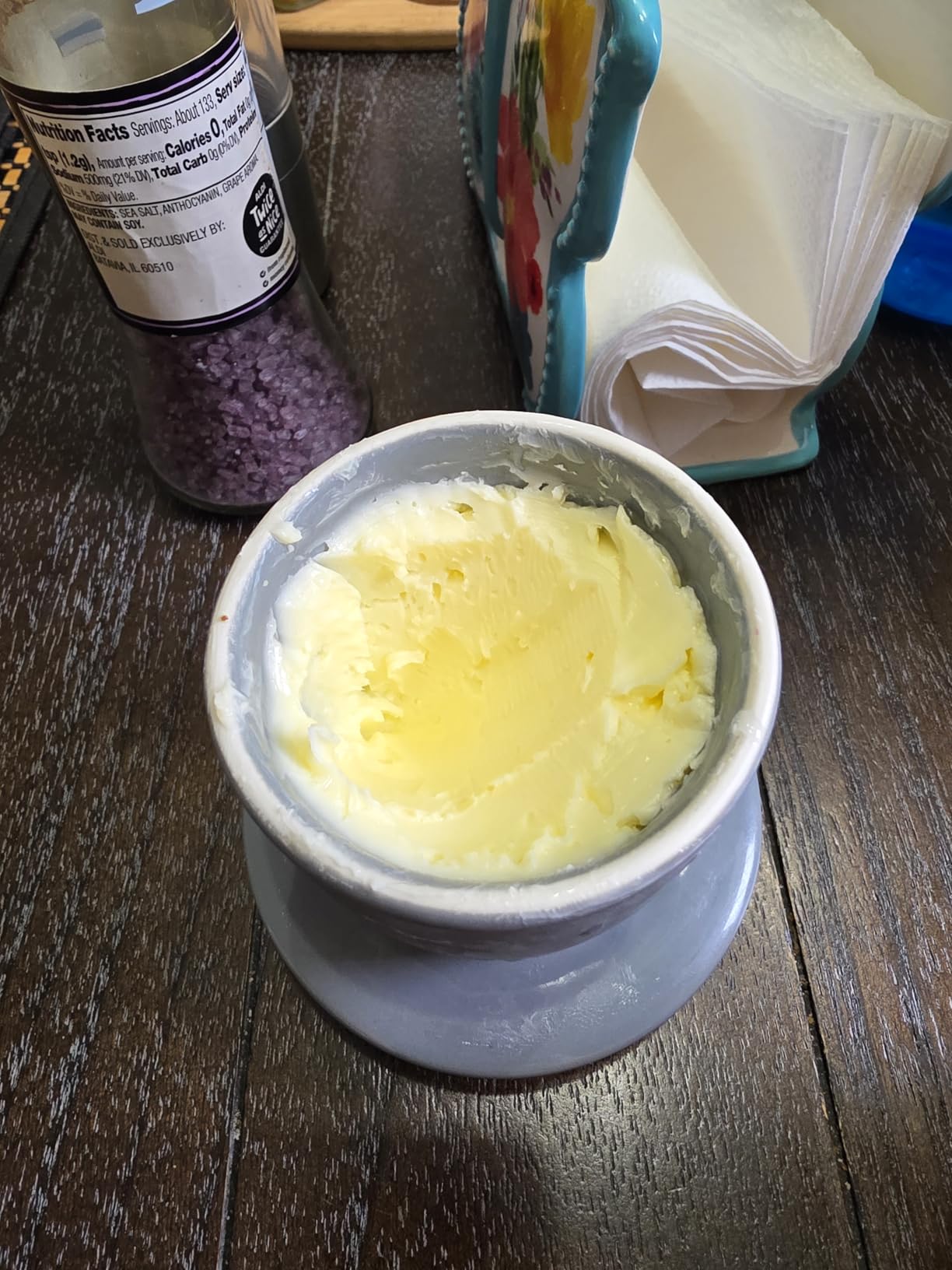 Priority Chef Butter Crock with Lid with Water Line, Ceramic French Butter Dish to Leave On Counter, White customer photo 2