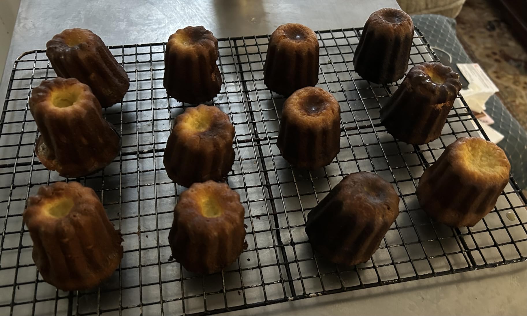 The Love 12-Cavity Nonstick Canele Mold Baking Cake Pan for Bread Muffin Cake Baking Pan customer photo 1