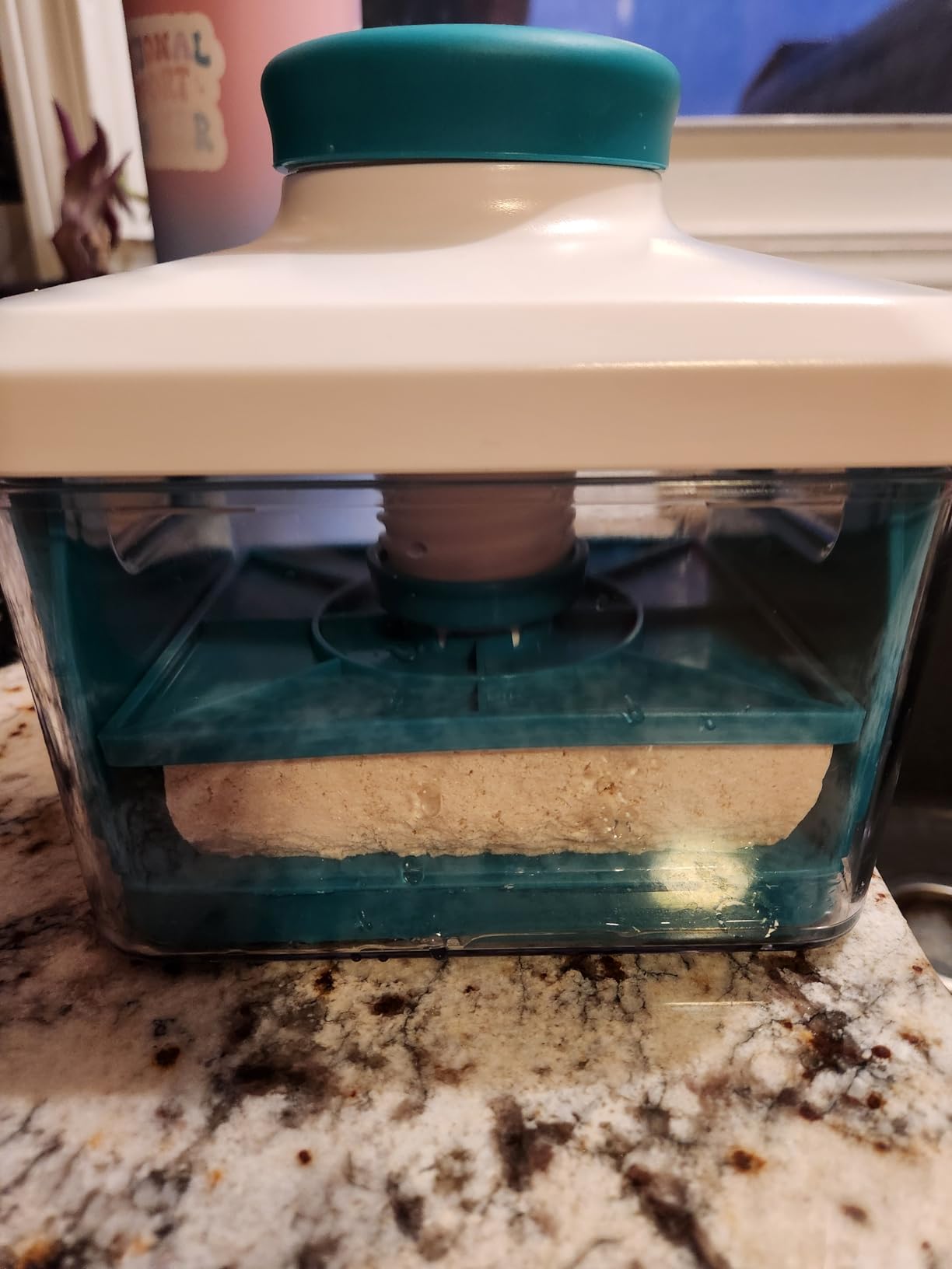 NOYA Adjustable Tofu Press - Vegan Tofu Press to Speed up Removing Water from Silken, Firm, and Extra Firm Tofu in 10-30mins without Crack - BPA Free customer photo 1