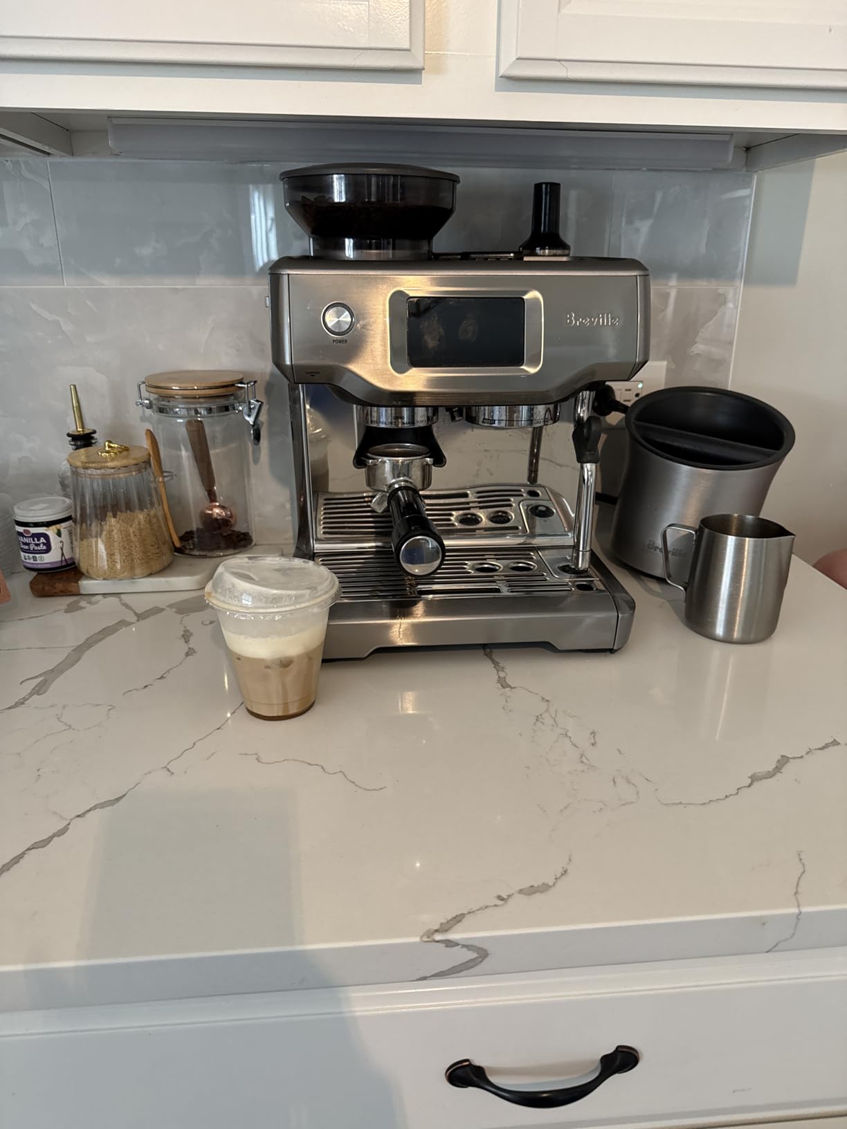 Breville Barista Touch Espresso Machine BES880BTR, Black Truffle customer photo 2