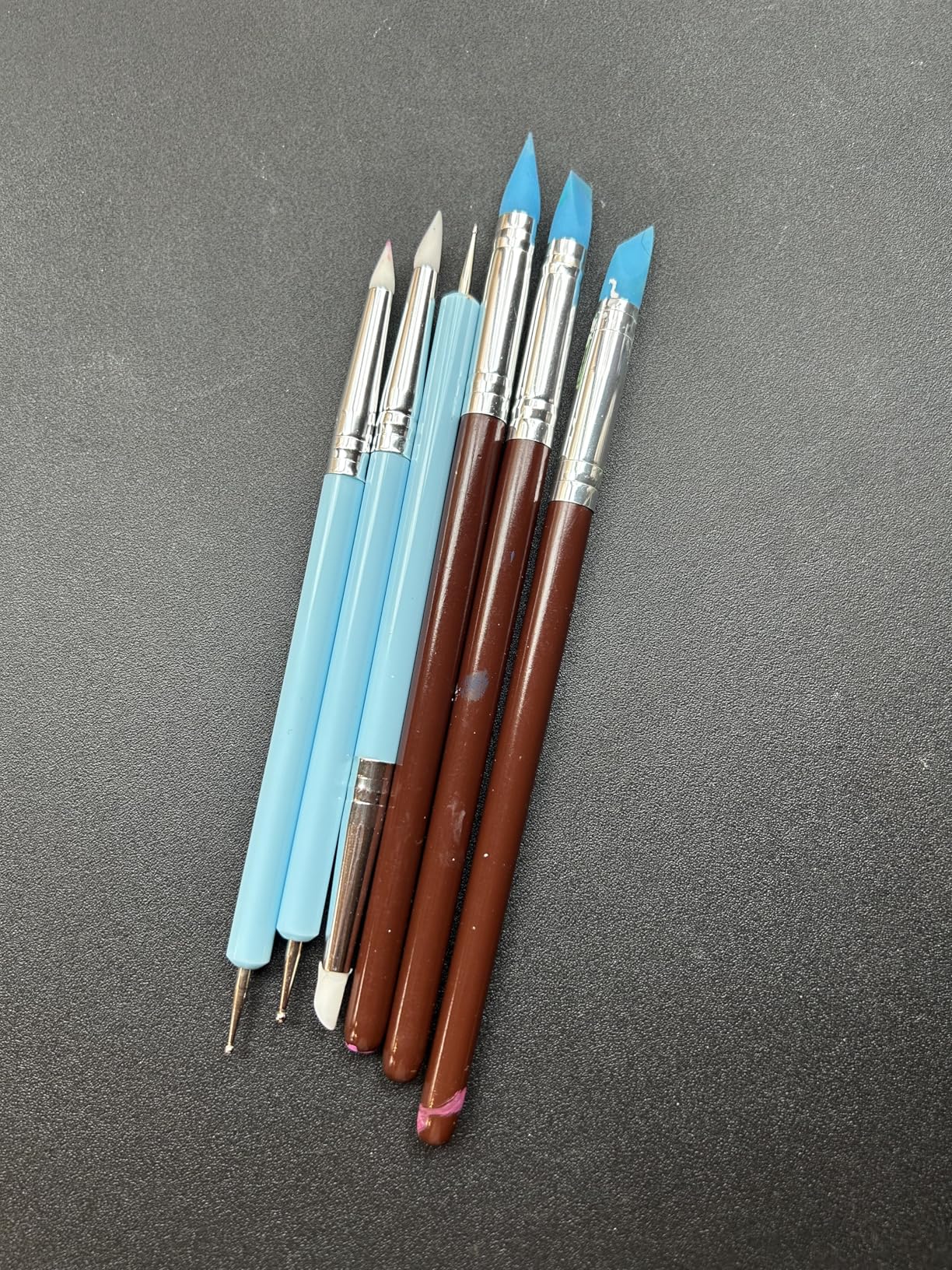 Silicone Clay Sculpting Tool - 10Pcs Modeling Dotting Tool for Pottery Craft, Rock, Nail, Blending, Drawing customer photo 1
