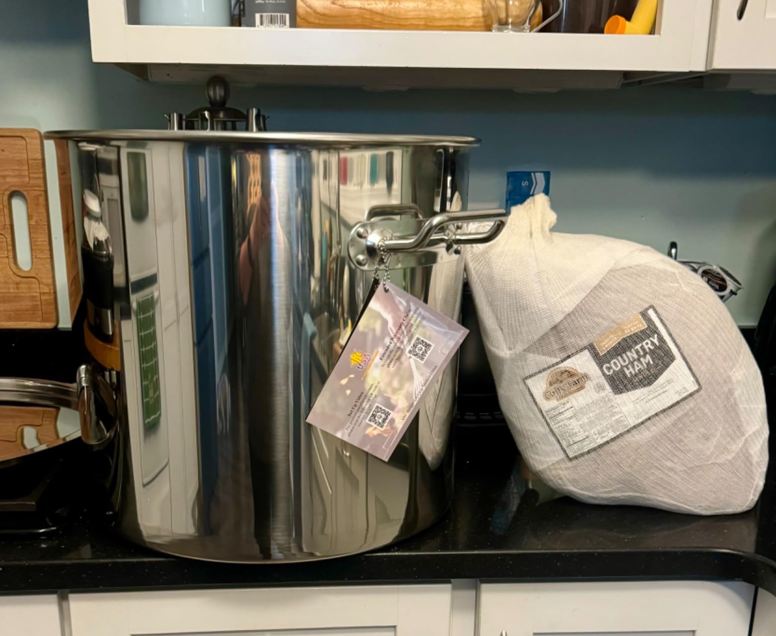 ARC 52QT Stainless Steel Stockpot for Crab Seafood Boiler Crawfish Pot with Basket and Steamer Rack, Outdoor Cooking Pot for Lobster Shrimp Boiling, Turkey Fryer and Tamales Steamer, 13 Gal customer photo 1