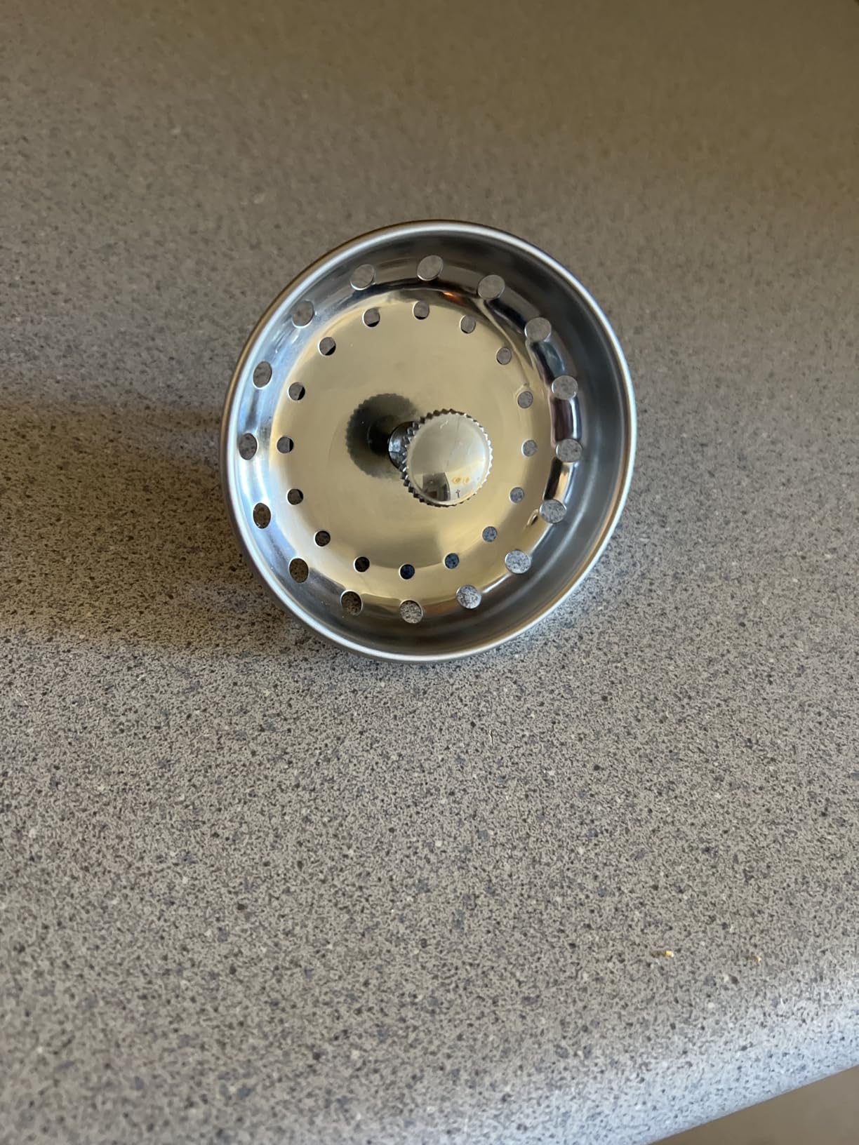 2 Pack - Kitchen Sink Strainer and Stopper Combo Basket Replacement for Standard 3-1/2 inch Drain, Stainless Steel Basket with Plastic Knob, Rubber Stopper Bottom - Hilltop Products customer photo 2
