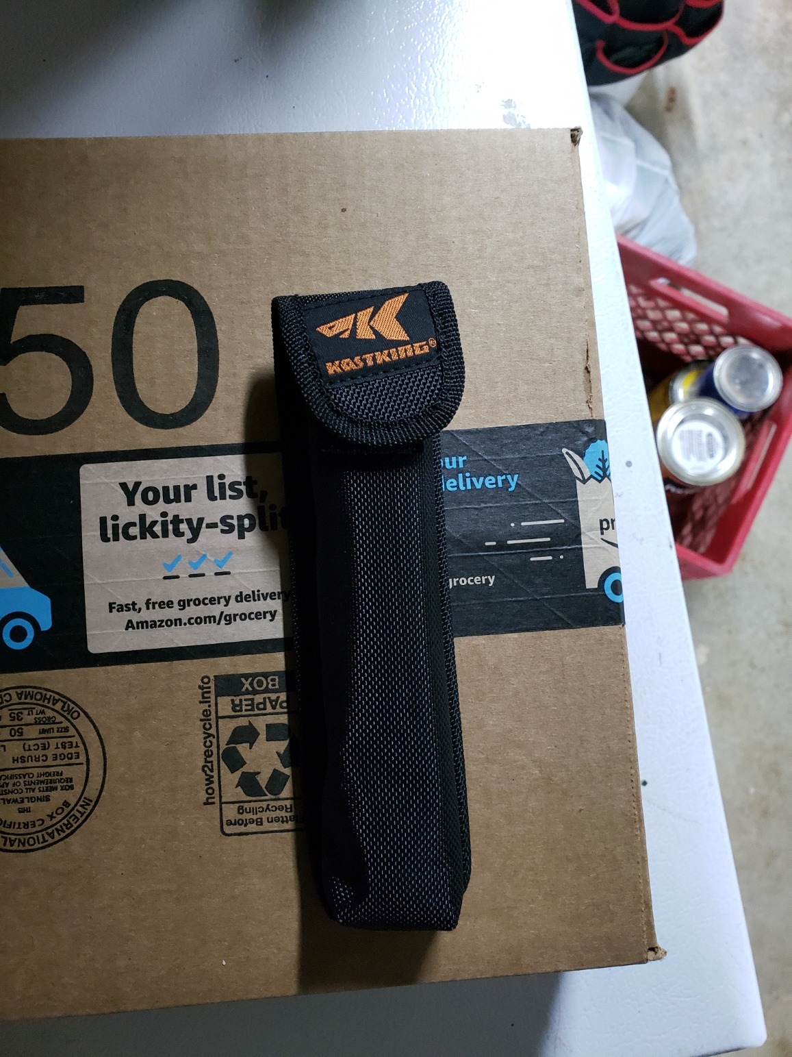 KastKing Folding Fillet/Fishing/Camping/Hunting Knife, Razor Sharp G4116 German Stainless-Steel Blade, Non-Slip Handles, 13 ½ inch overall Length, only 7 ½ inch folded, Includes Sheath customer photo 1