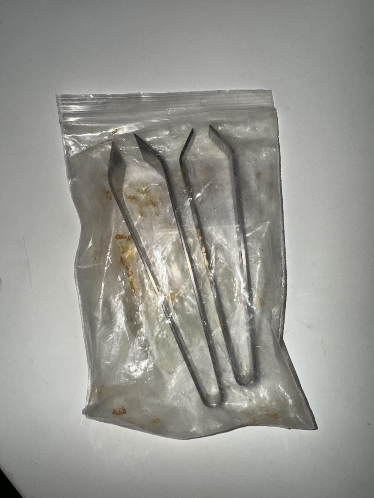 ZAUGONTW Fish Bone Tweezers, Professional Stainless Steel Flat and Slant Pliers Set for Kitchen Salmon Trout, 1 SET customer photo 2